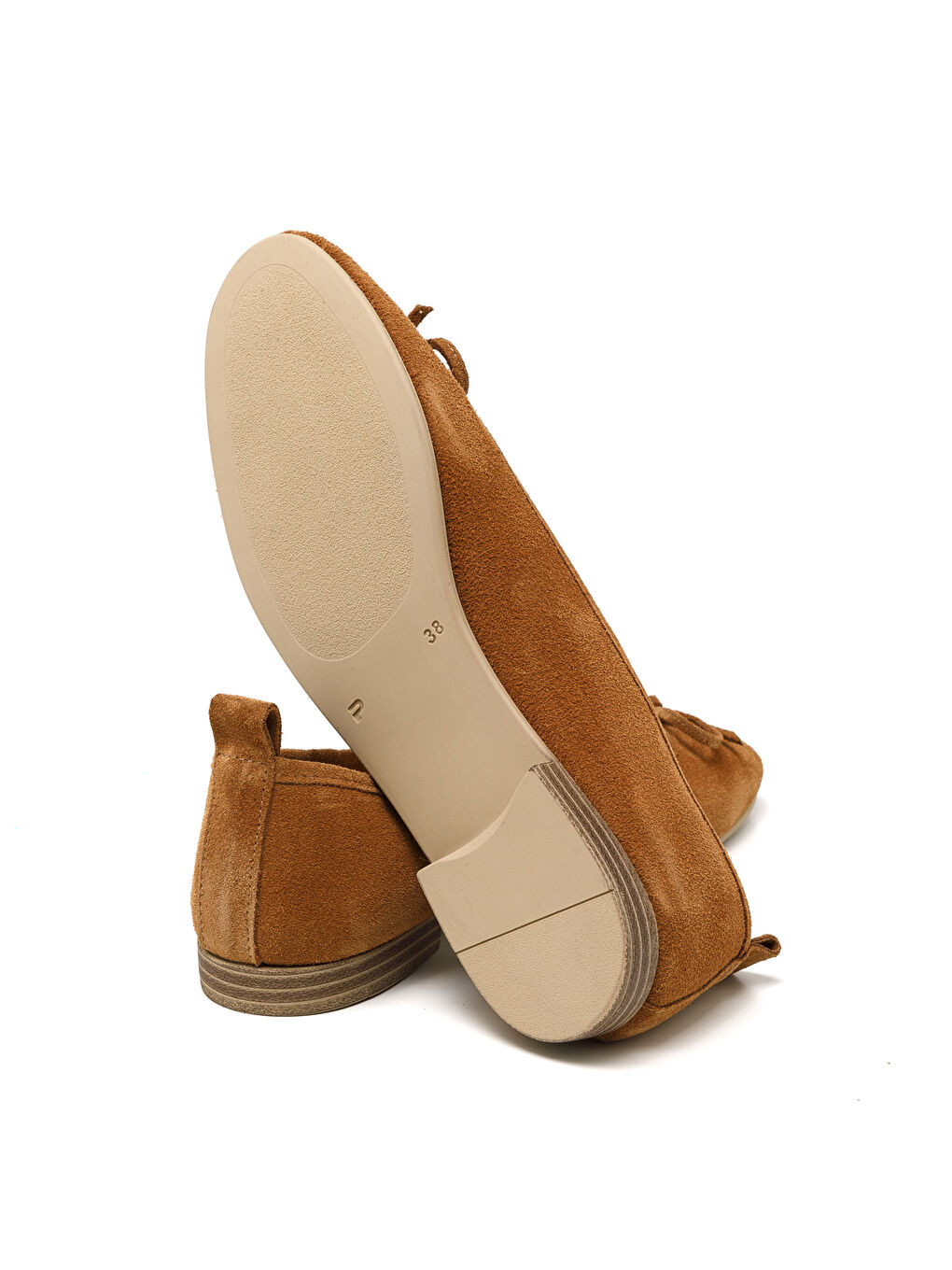 Kahverengi Kadın Babet RC-25Y-093-M1968 Tutun Suet-4