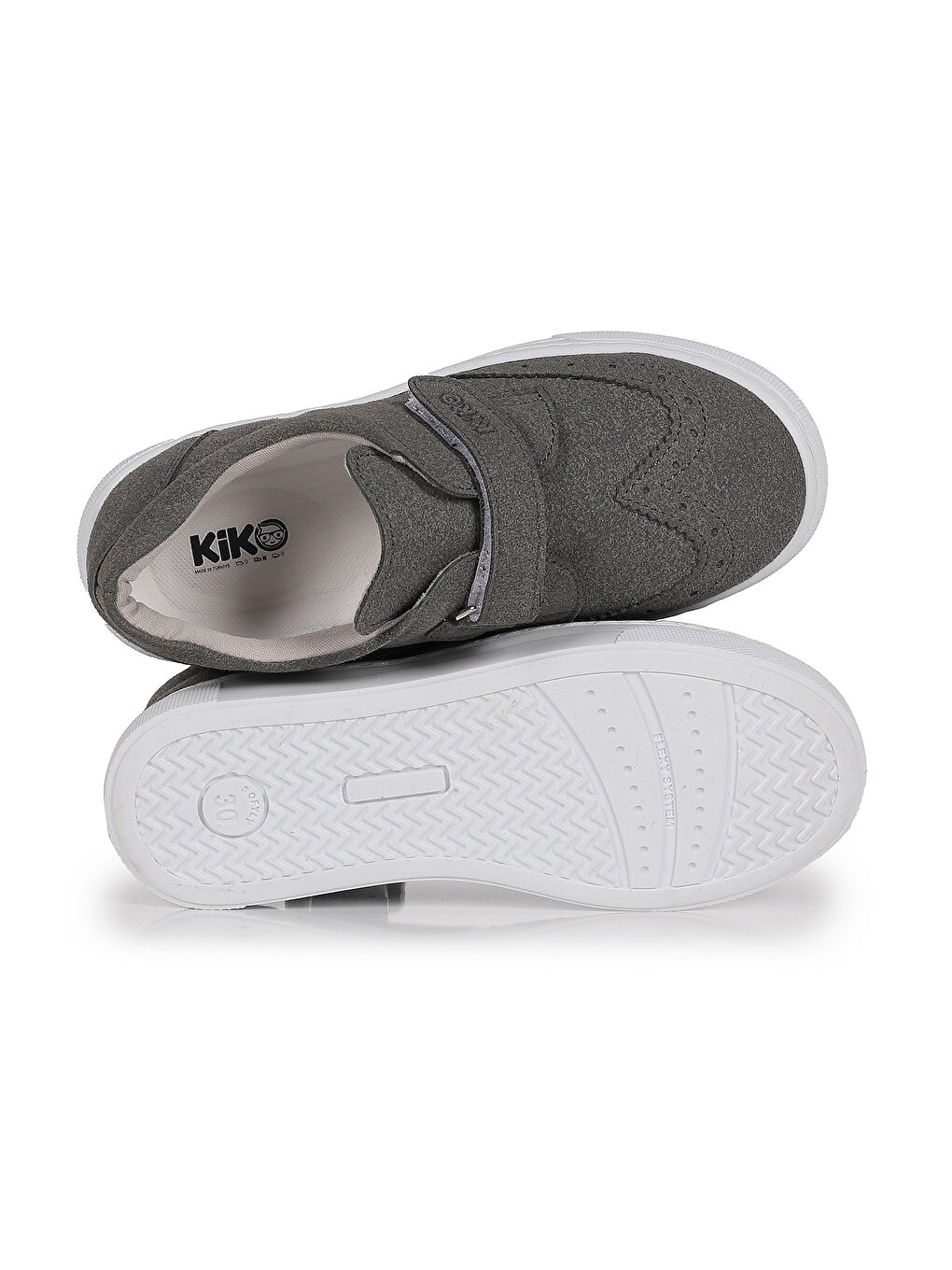 Gri Richie Cırtlı Günlük Erkek Çocuk Casual Ayakkabı-4