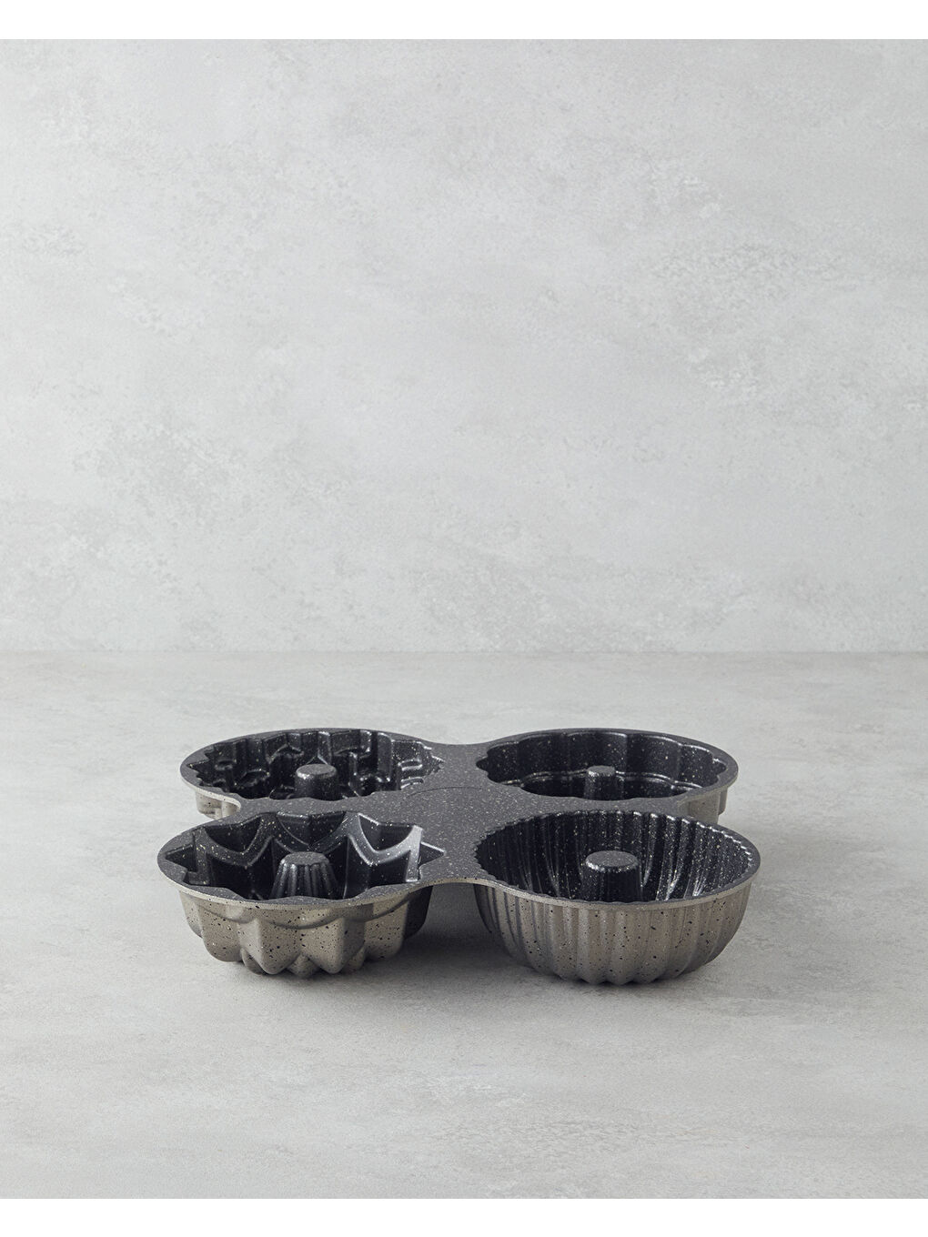 Gri Patisserie Elsa Döküm Kek Kalıbı 25,5 cm Gold-Silver