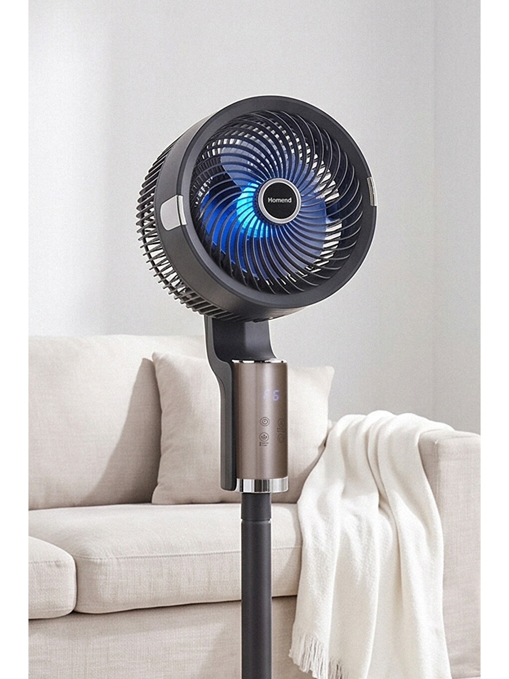 Fanomen 9014h Uzaktan Kumandalı Led Işıklı Vantilatör