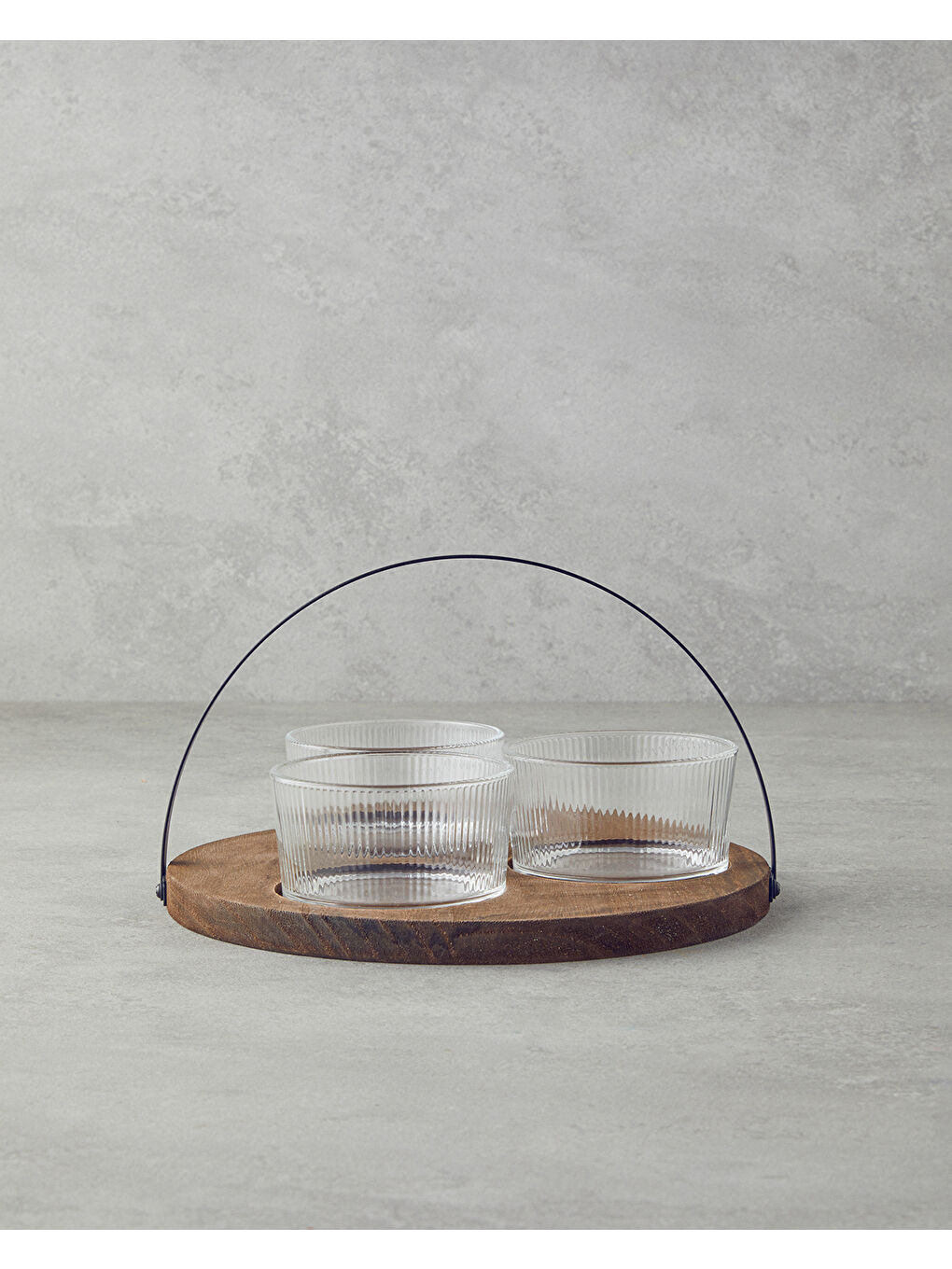 Renksiz Ivy Akasya-Cam 4 Parça Sunumluk 180 ml Şeffaf