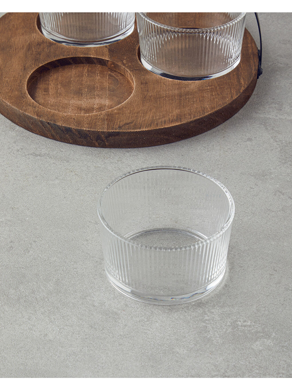 Renksiz Ivy Akasya-Cam 4 Parça Sunumluk 180 ml Şeffaf-2