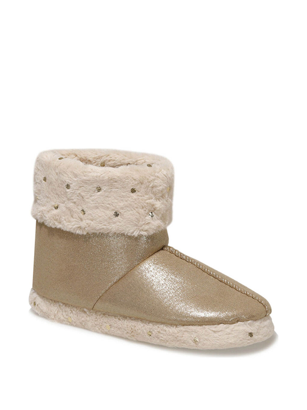 Sarı 600031.Z Altın Kadın Panduf-2