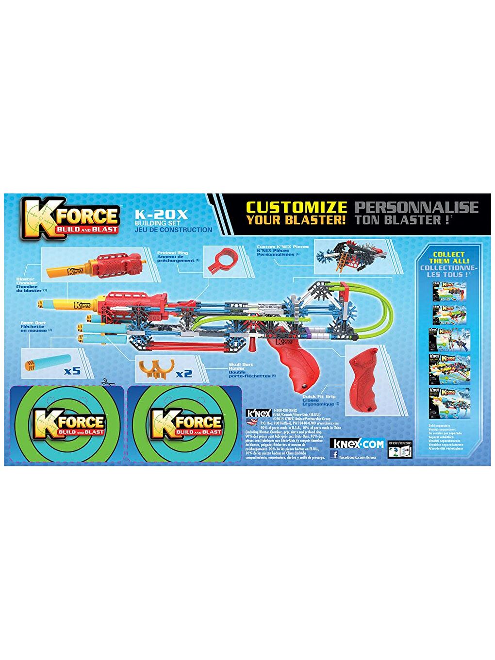 KNex Karışık K'Nex K-Force K-20X Yapı Seti 47524 - 2