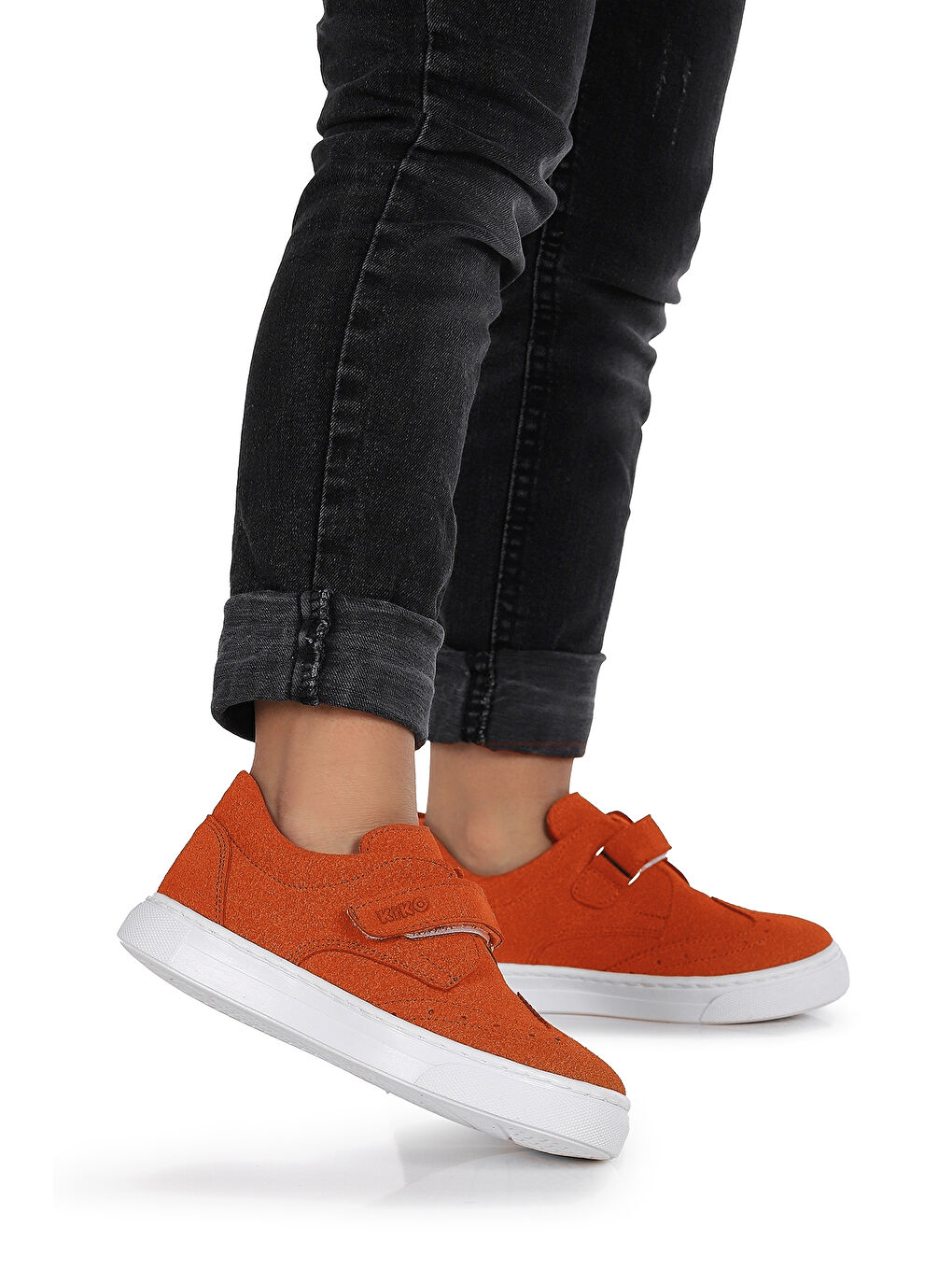 Turuncu Richie Cırtlı Günlük Erkek Çocuk Casual Ayakkabı-2