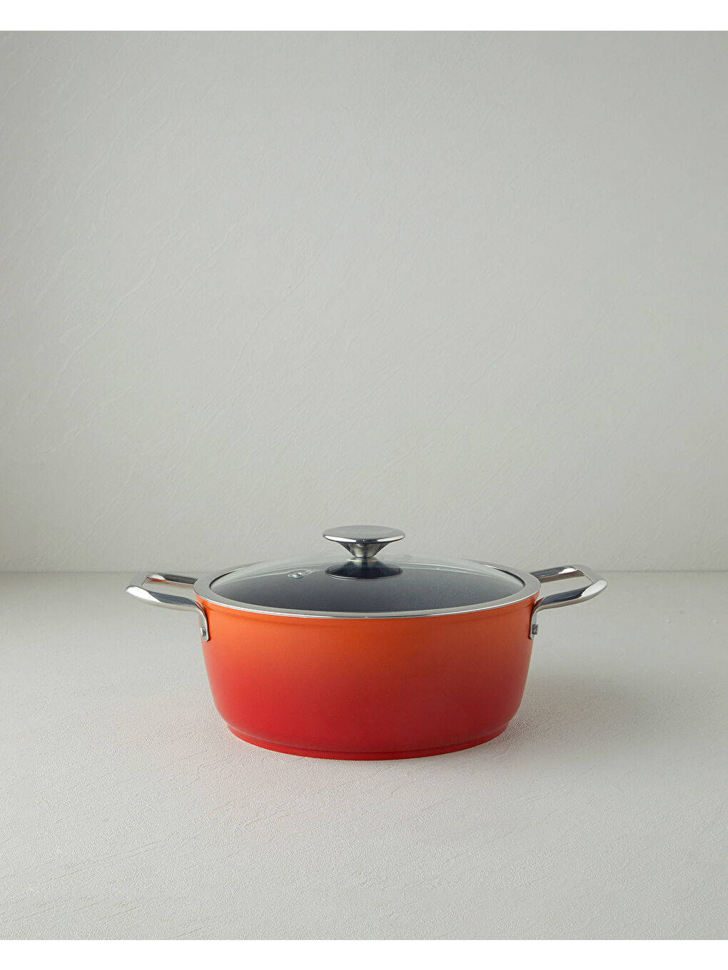 Verona Döküm Derin Tencere 20 cm Turuncu