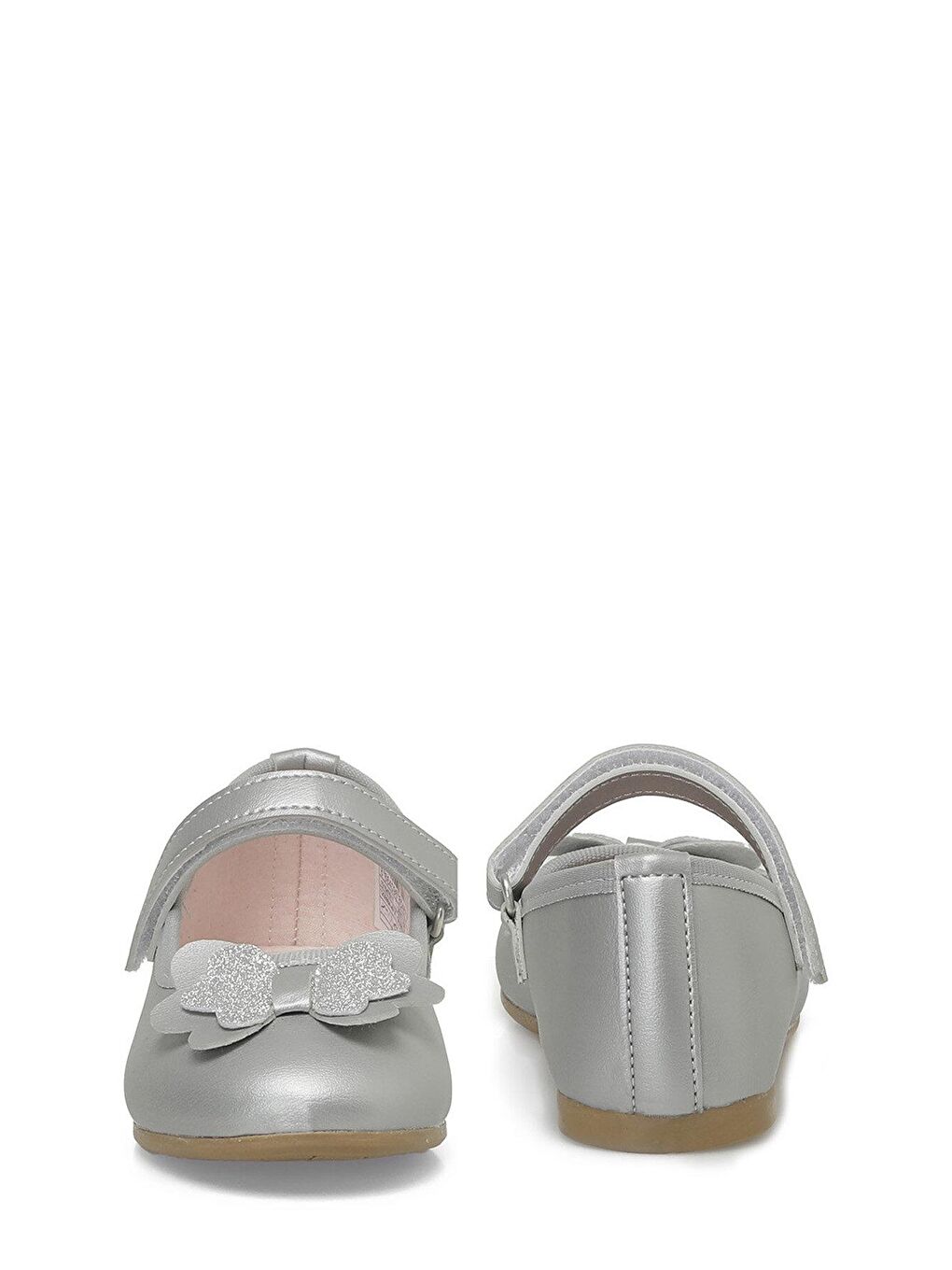 Gri DESTY.P4FX Gümüş Kız Çocuk Babet-4