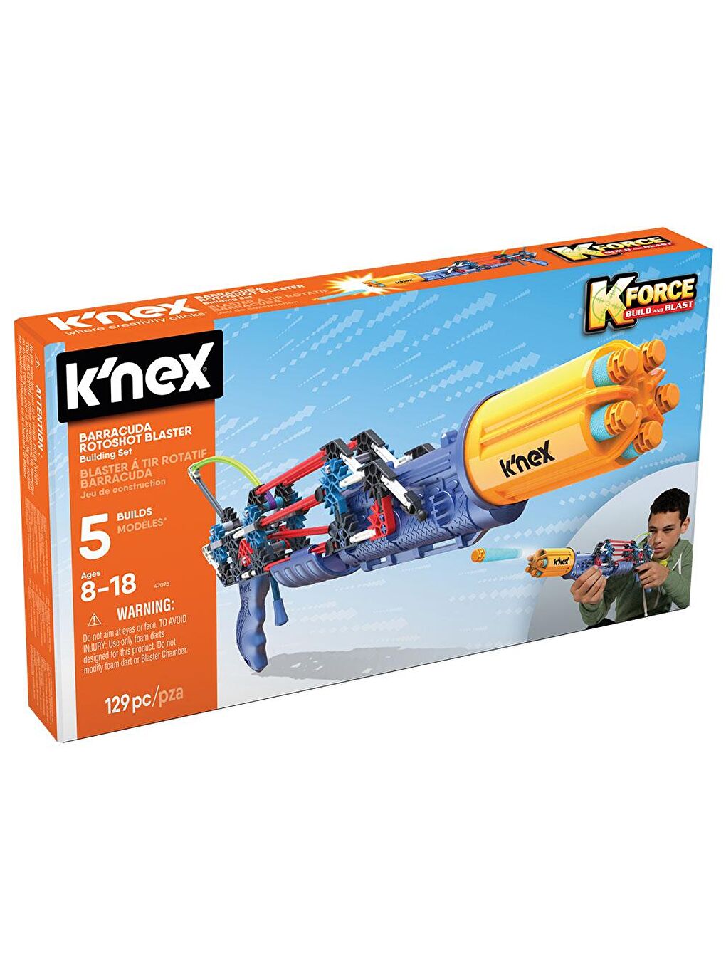 KNex Karışık K'Nex K-Force Baracuda Rotoshot Blaster 47023 - 1