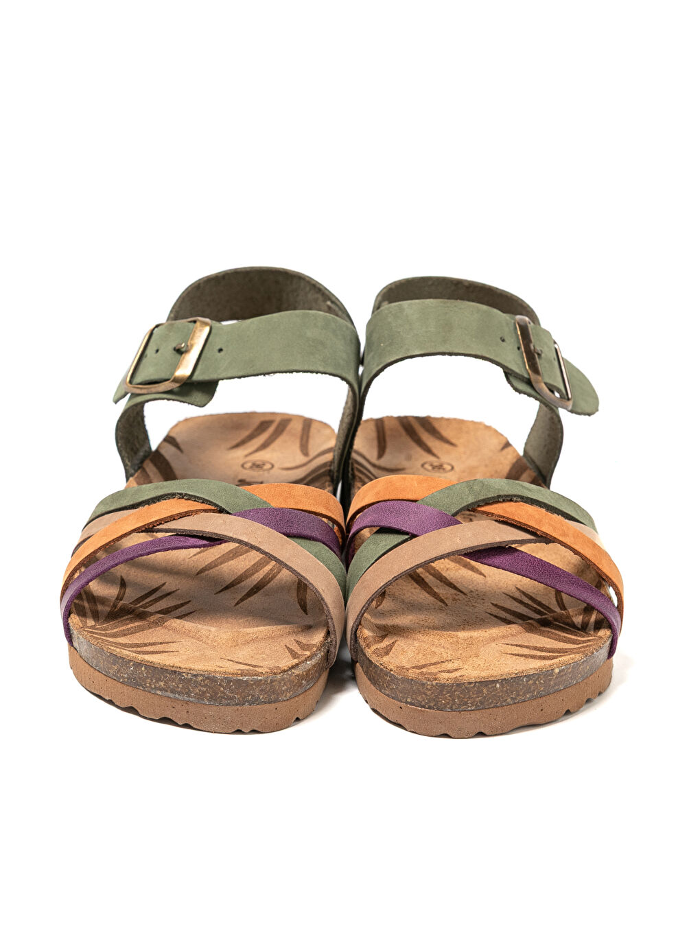 Yeşil Kadın Sandalet MAR-25Y-175-04 Haki Multi-5
