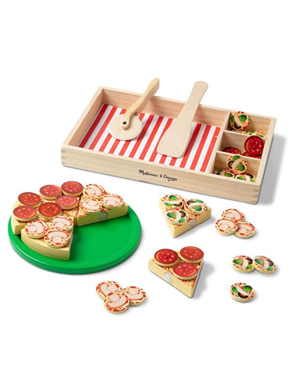 Melissa and Doug Karışık Ahşap Pizza Partisi - 1