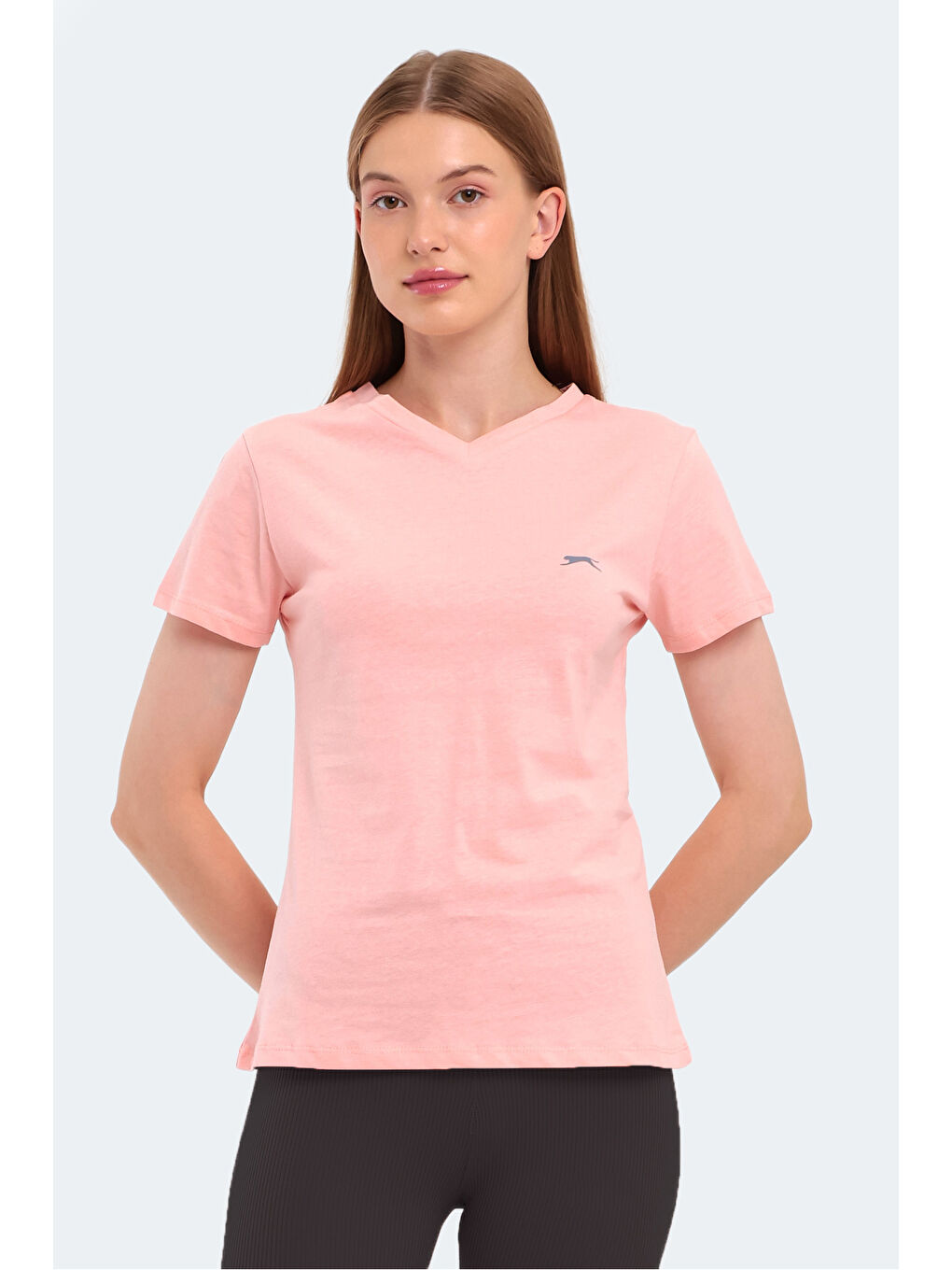 Pembe KRISTEN I Kadın Tişört Somon-5