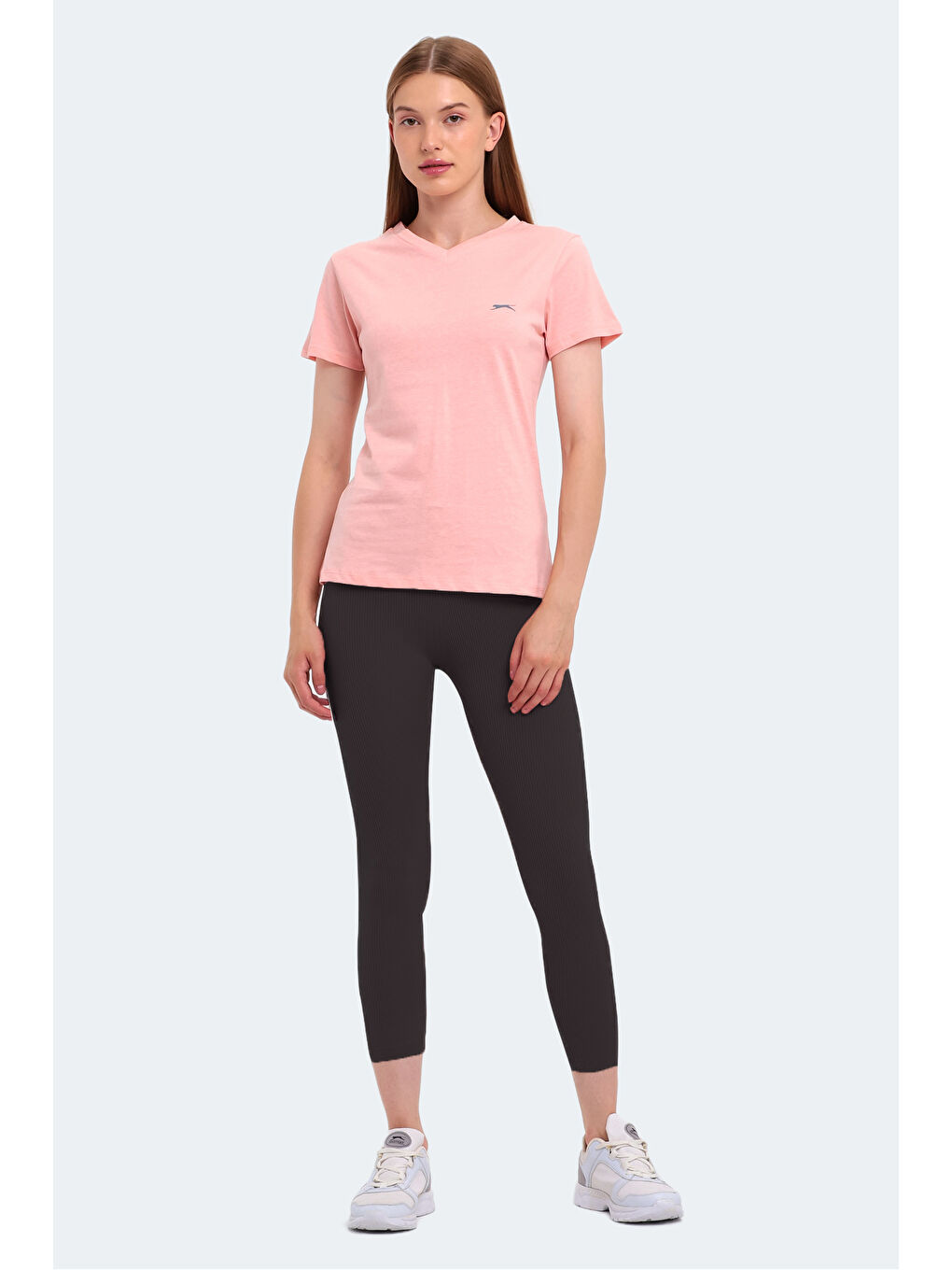 Pembe KRISTEN I Kadın Tişört Somon-6