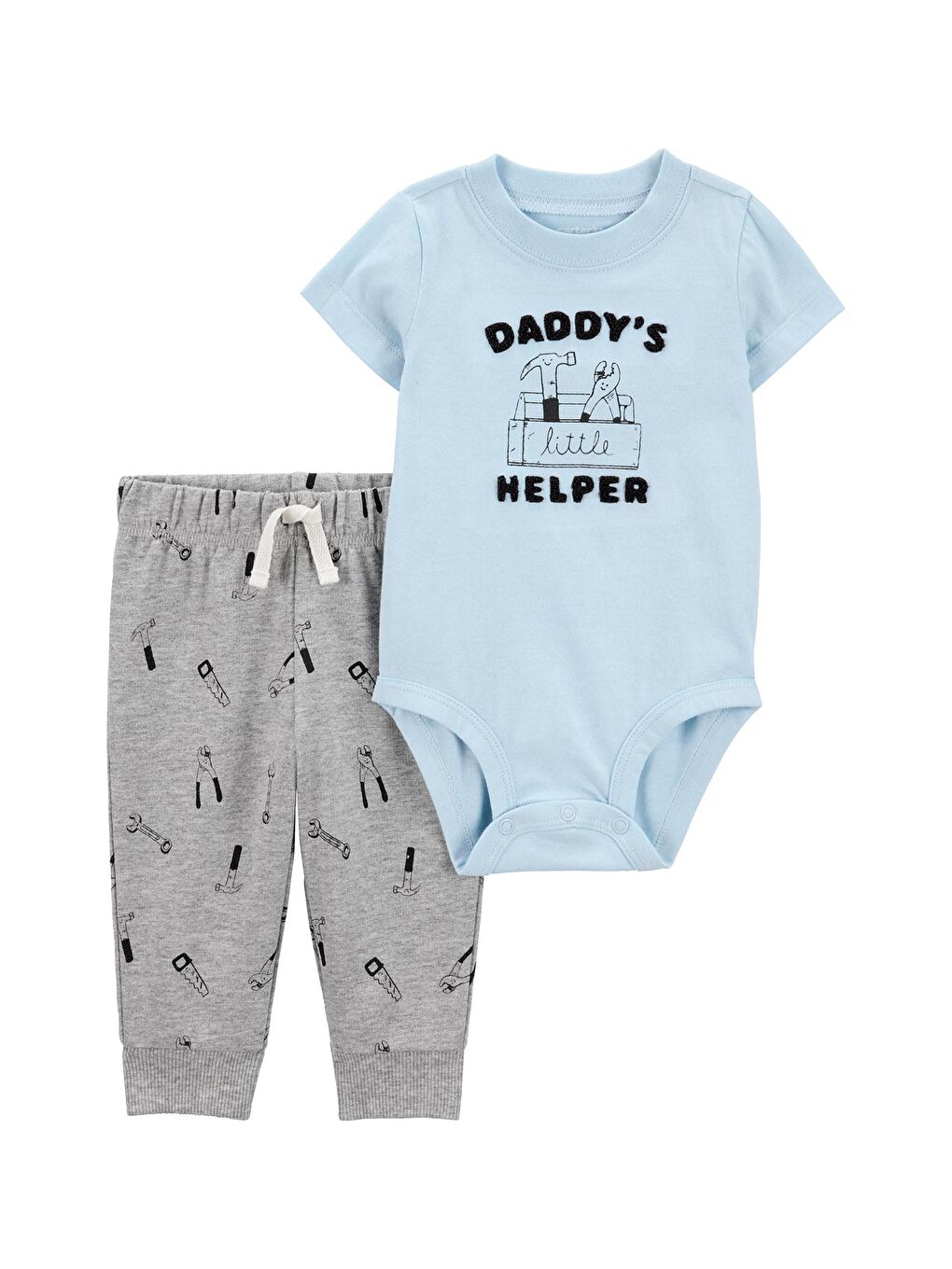 Carter's Karişik Erkek Bebek Body Pantolon Set 2'li Paket