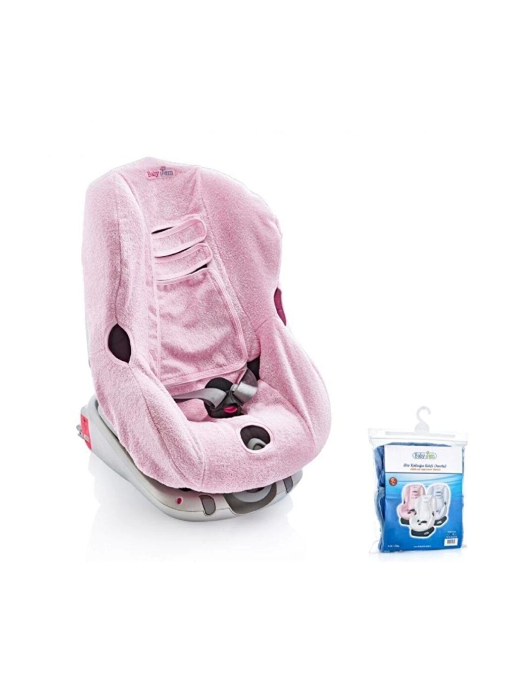 Bebek Terleme Önleyici Oto Koltuğu Kılıfı Pembe
