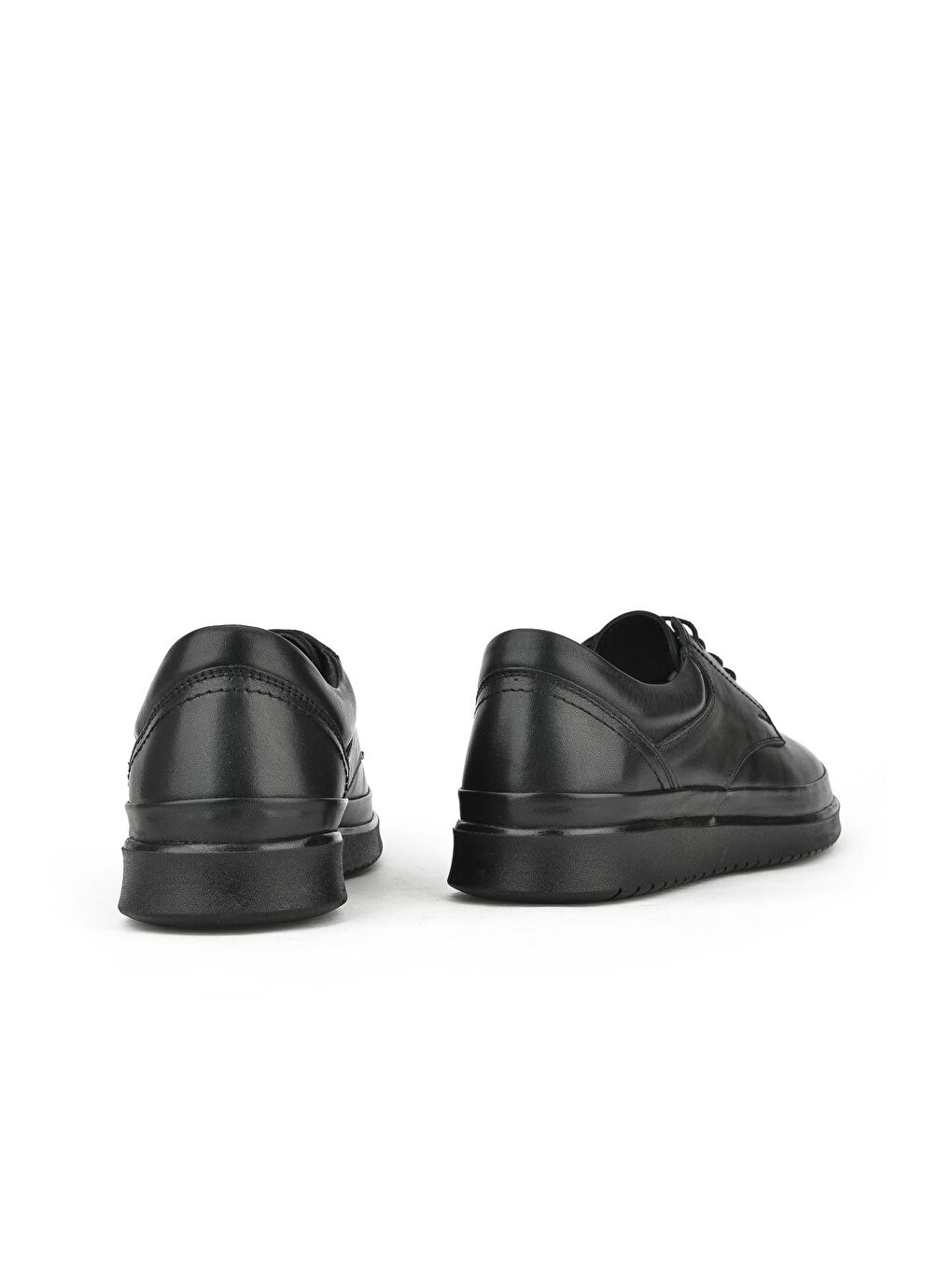 Siyah Erkek Hakiki Deri Ayakkabı-2