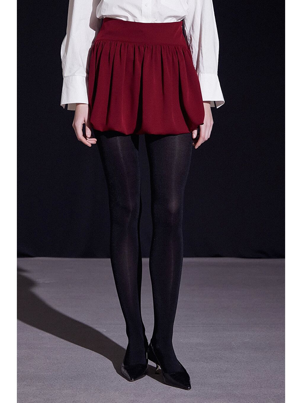 Mini Balon Etek Bordo-2