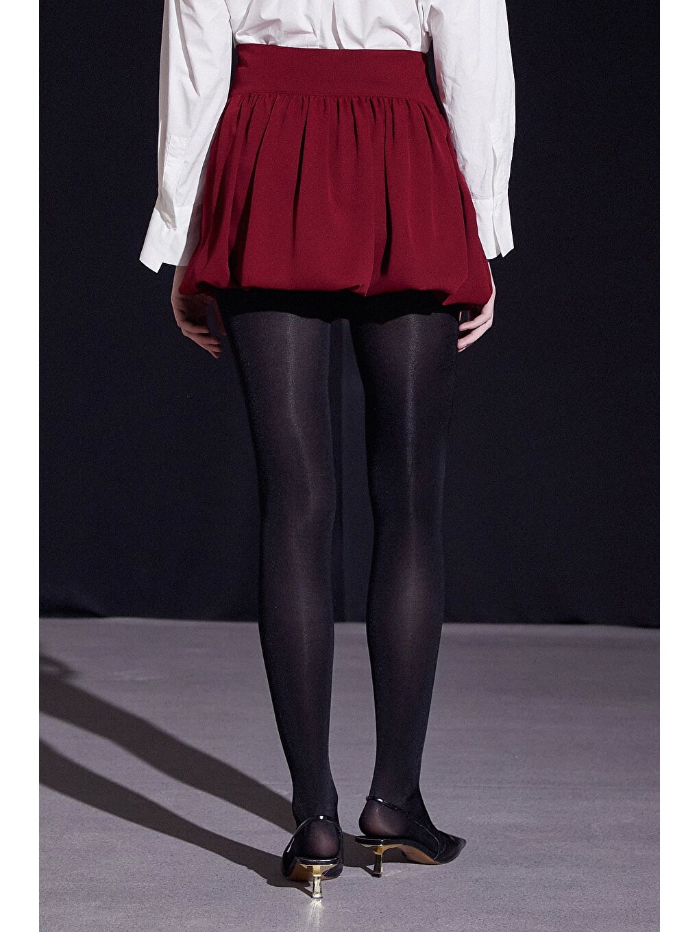 Mini Balon Etek Bordo-4