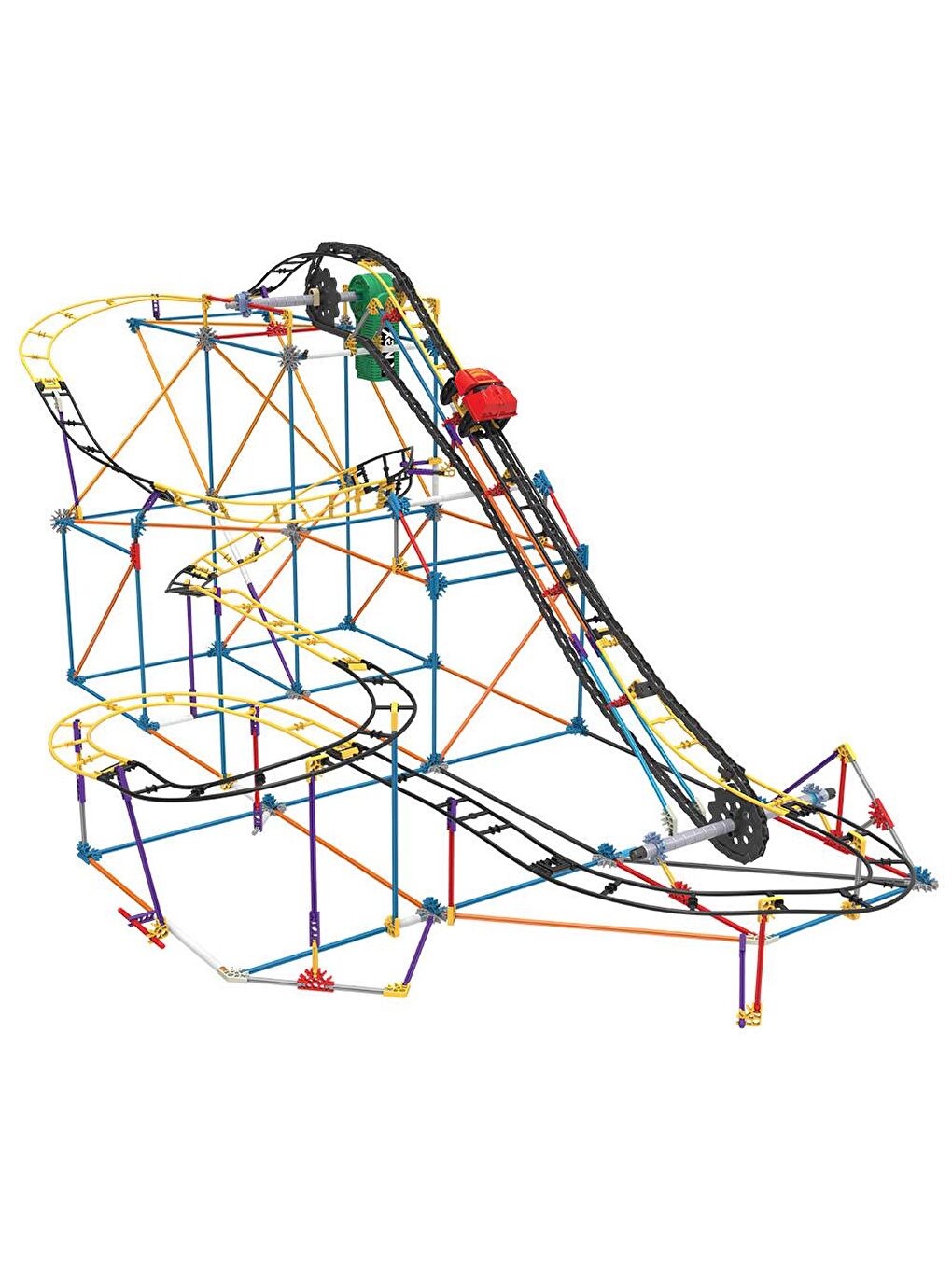 KNex Karışık K'Nex Hornet Swarm Roller Coaster Set (Motorlu) Hız Treni - 1