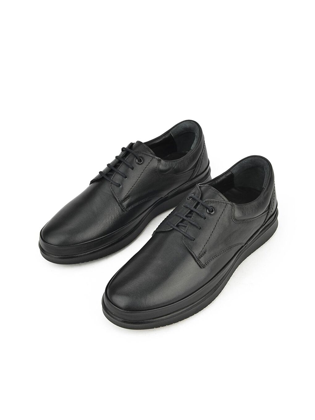 Siyah Erkek Hakiki Deri Ayakkabı-4