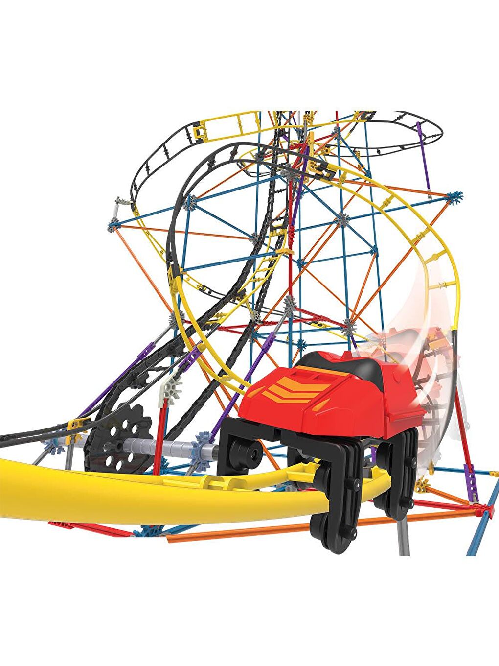 KNex Karışık K'Nex Hornet Swarm Roller Coaster Set (Motorlu) Hız Treni - 3