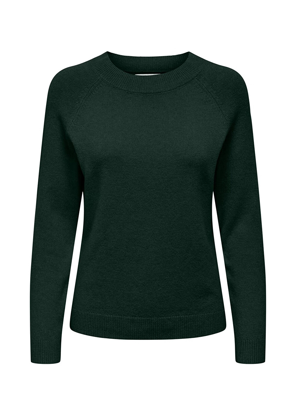 Yeşil Onlrica Regular Fit Bisiklet Yaka Kazak 15204279-4