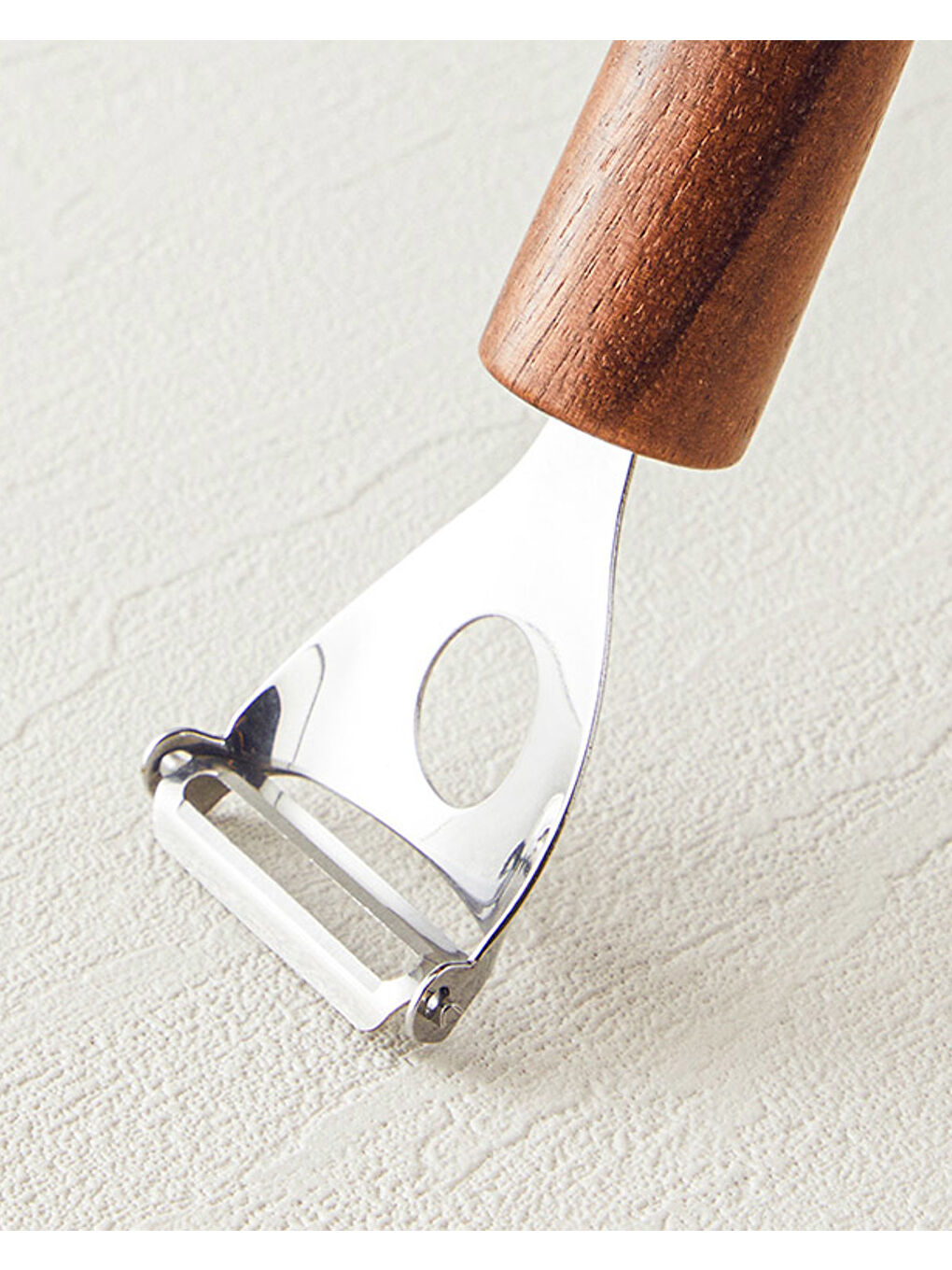 Kahverengi Woody Peeler Çelik Soyacak Mutfak Gereci Kahve-1