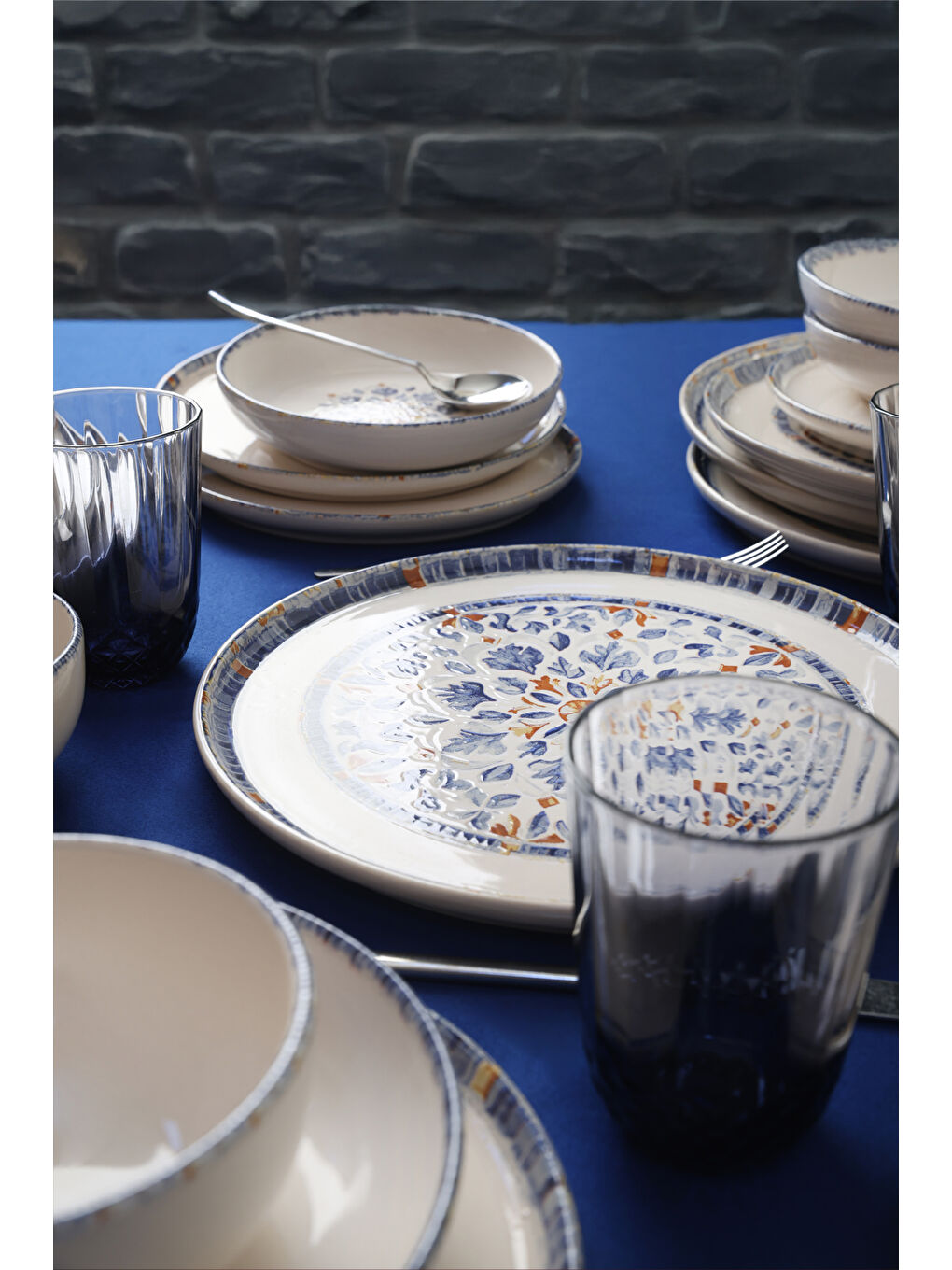 Karışık Sapphire Yemek Takımı 24 Parça 6 Kişilik-4