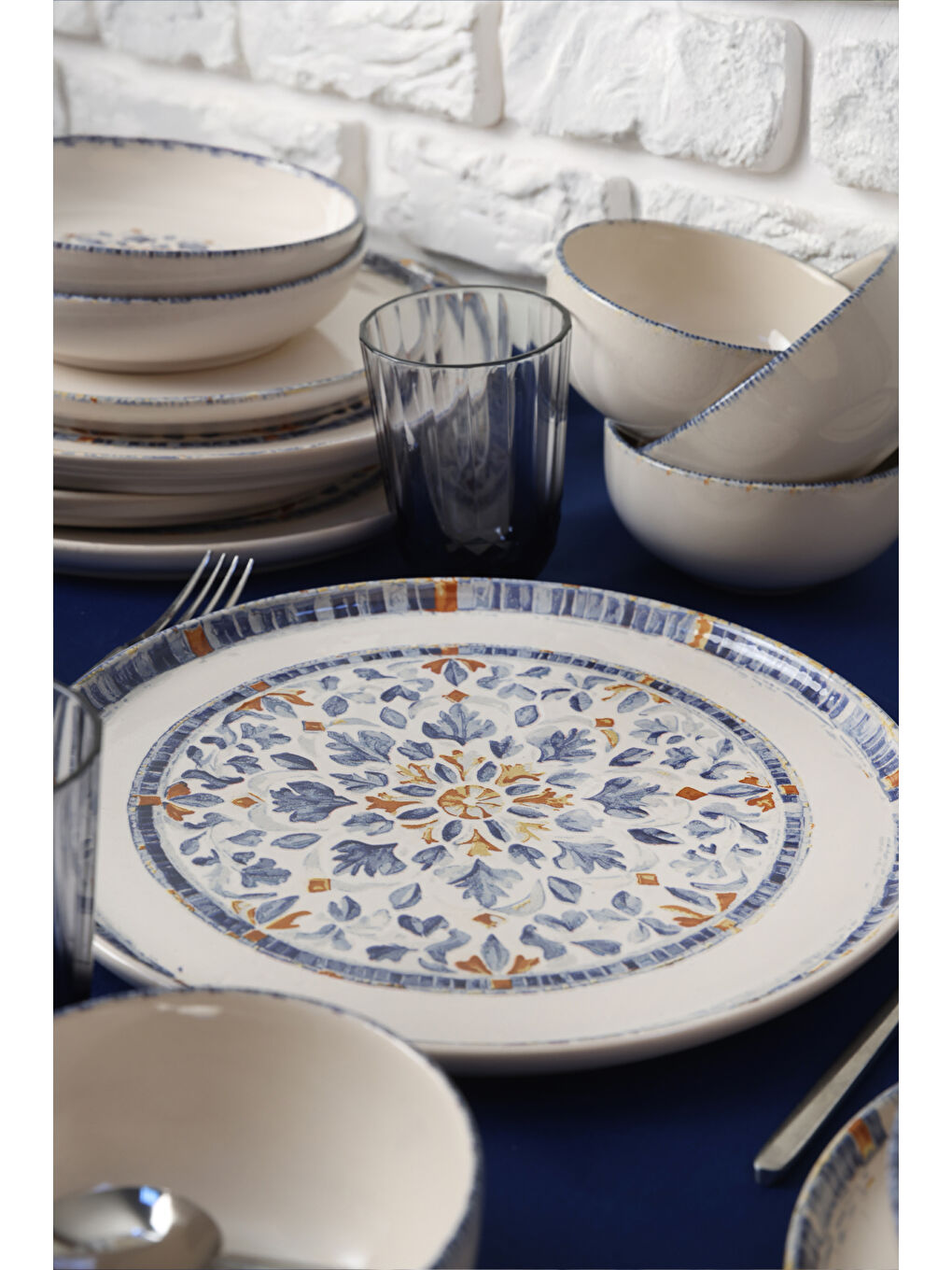 Karışık Sapphire Yemek Takımı 24 Parça 6 Kişilik-6