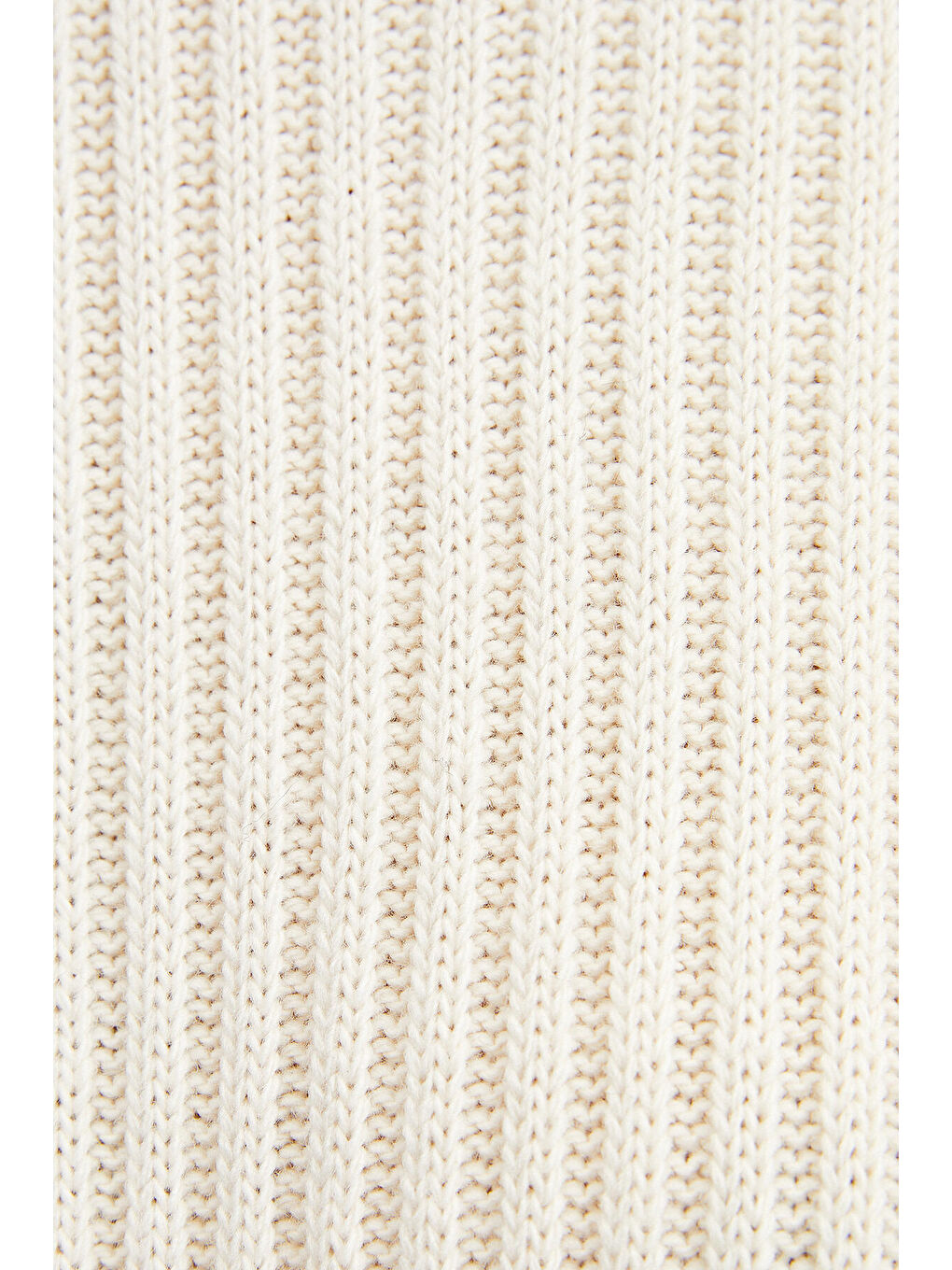 Siyah Asimetrik Çizgili Triko Kazak-5