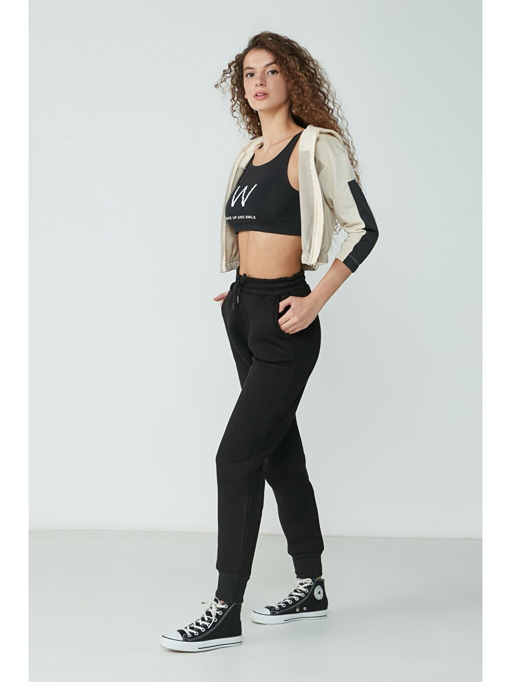 Manşet Paça Eşofman Altı 903 Siyah-2