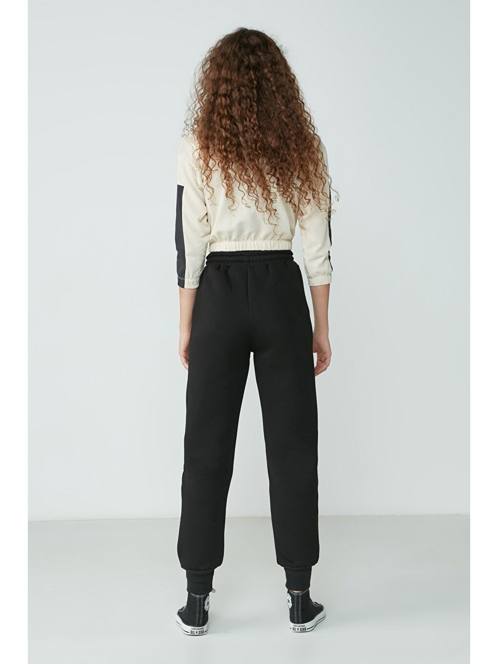 Manşet Paça Eşofman Altı 903 Siyah-3