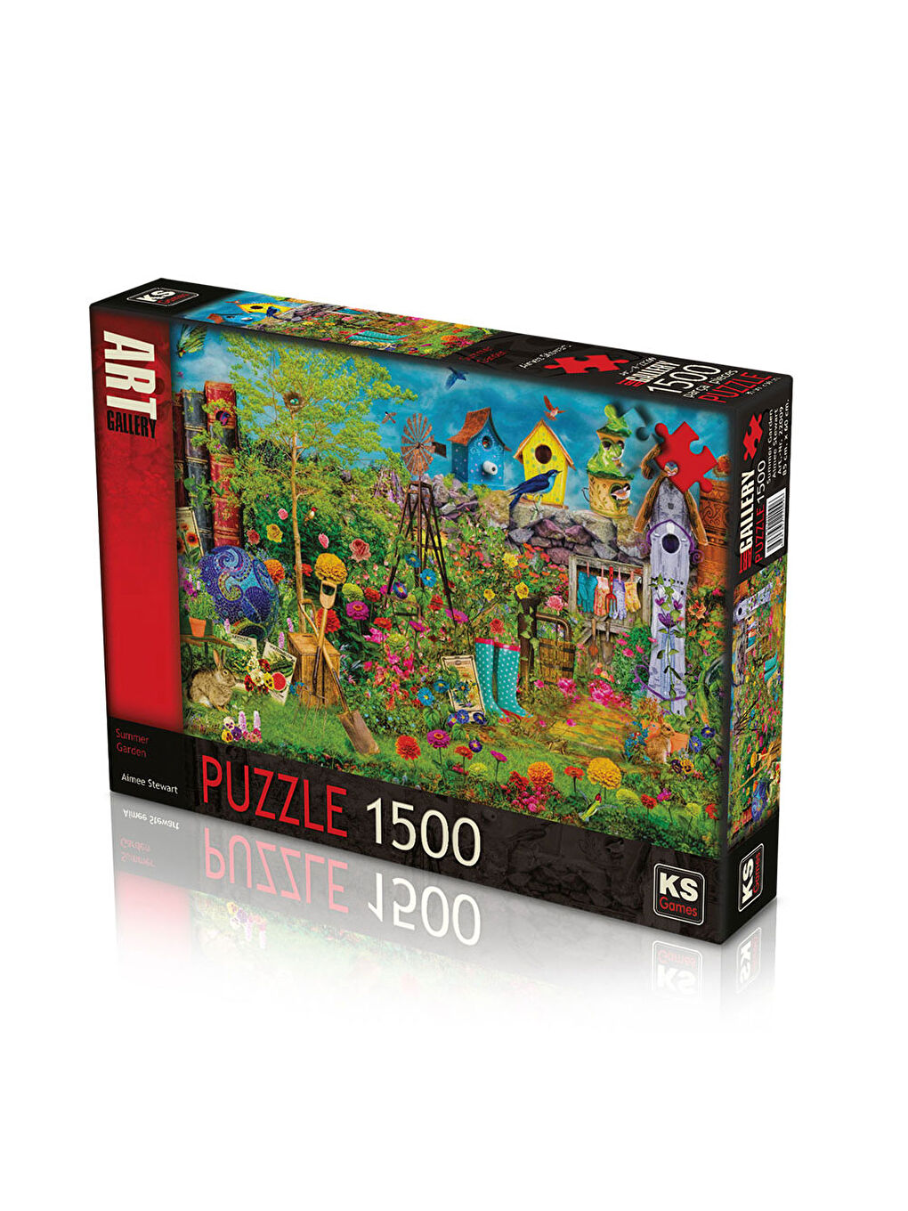 KS GAMES Renksiz Puzzle 1500 Parça Summer Garden 22009