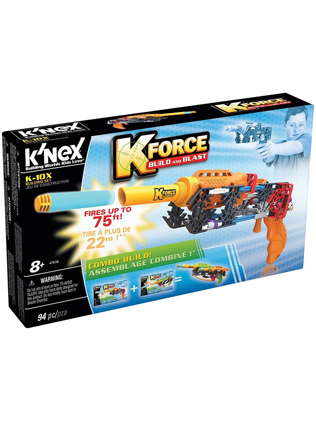 KNex Karışık K'Nex K-Force K-10X Yapı Seti 47516 - 1