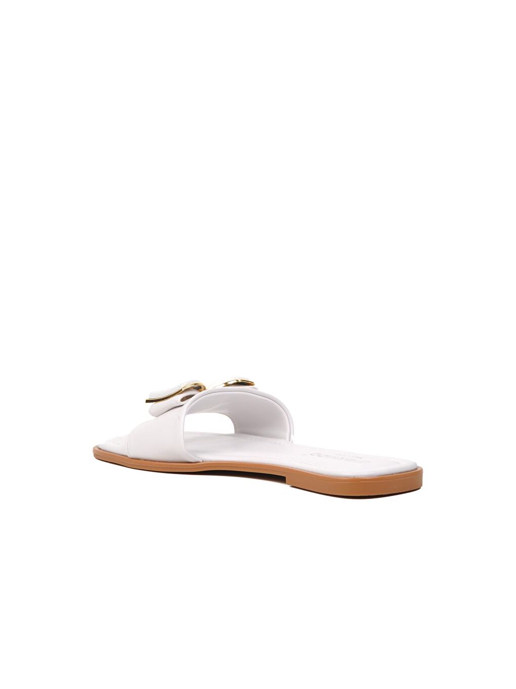 Beyaz Kadın İnce Taban Terlik 422224-3