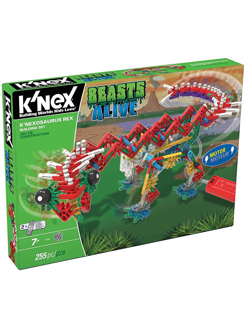 KNex Karışık K'Nex K’Nexosaurus Rex Yapım Seti (Motorlu) Beasts Alive Serisi - 2