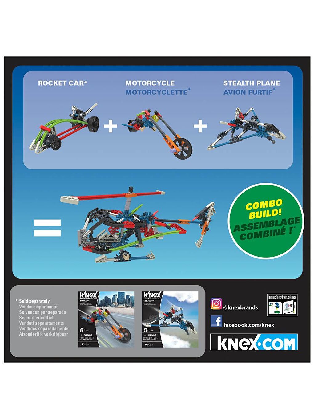 KNex Karışık K'Nex Imagine Rocket Car Tasarım Seti - 3