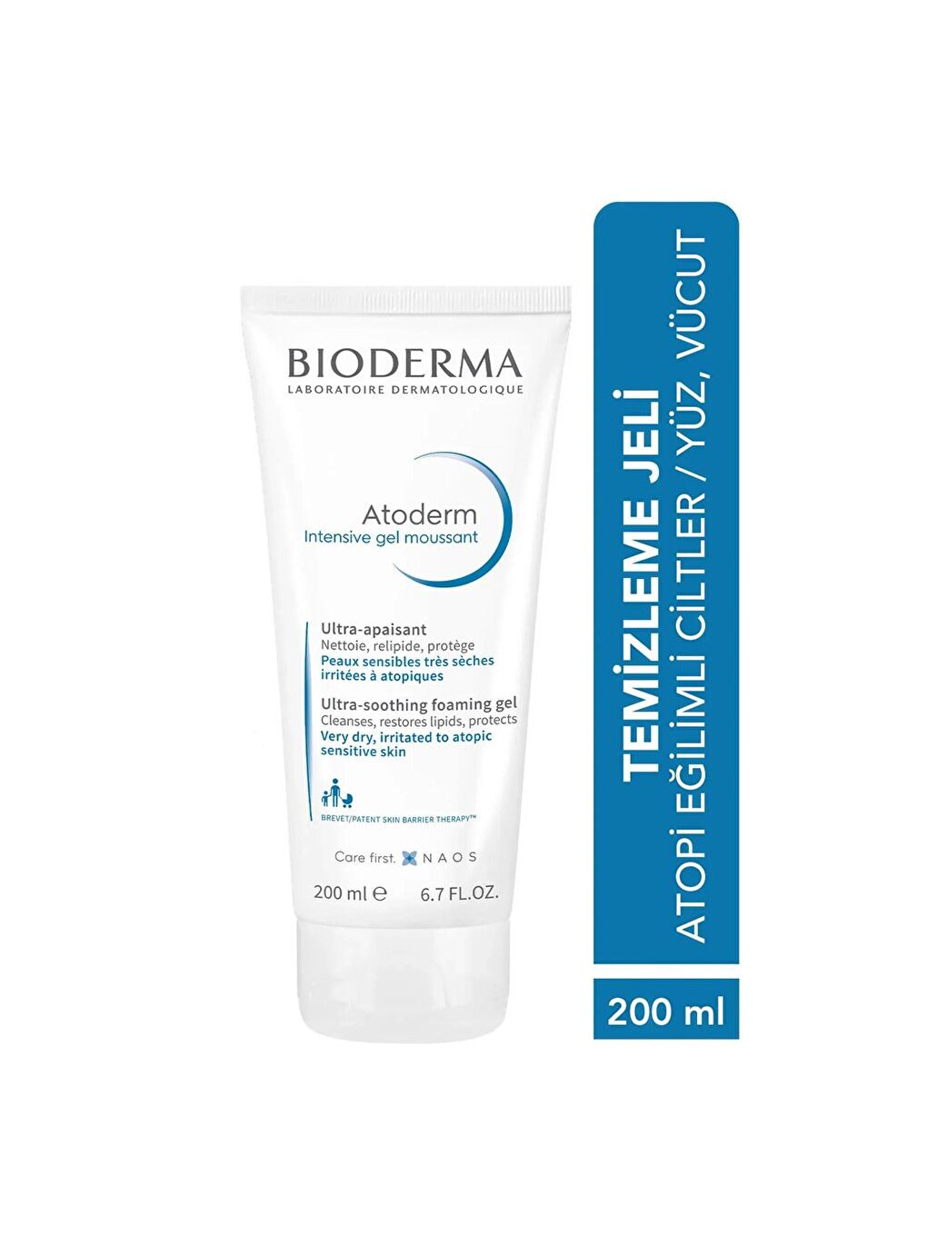 Atoderm Intensive Foaming Gel Temizleyici Jel 200 ml-1