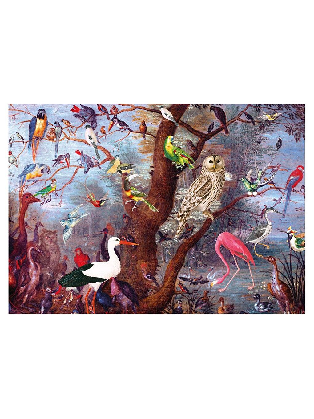 KS GAMES Renksiz Puzzle 2000 Parça Fascinating Birds 22515 - 1