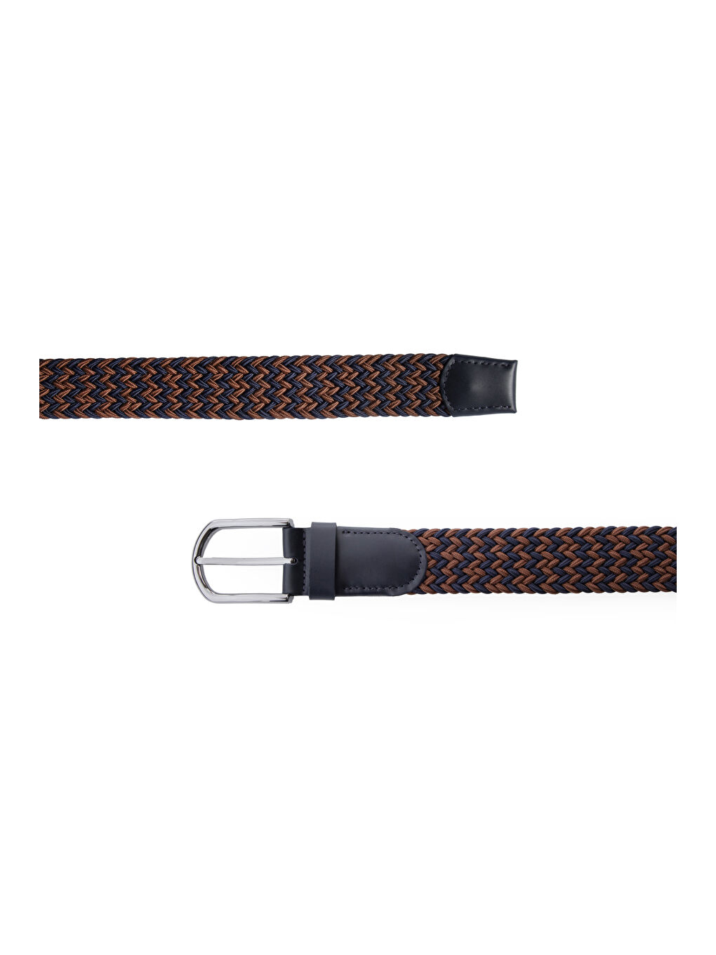 Lacivert Hediye Kutulu Spor Desenli Elastanlı Elastik Örgü Kemer-1