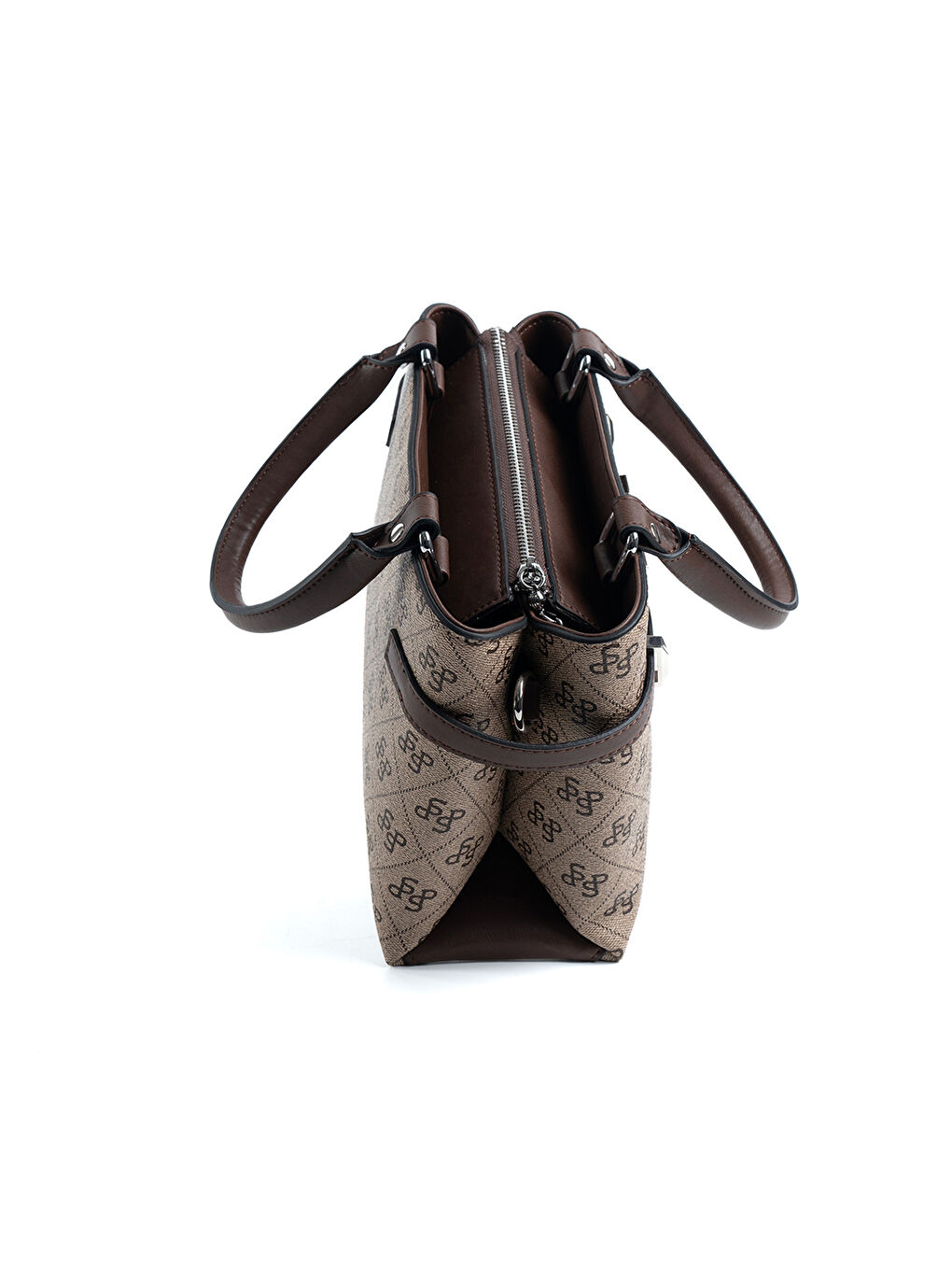 Bej Kadın Omuz Çantası 1149-47906 BAYAN ÇANTASI M178 KOYU BEJ-MAT KAHVE-2