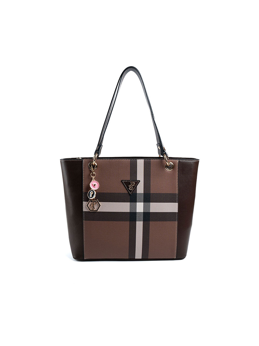 Kahverengi Kadın Omuz Çantası 1176-48192 SILVER POLO BAYAN ÇANTASI MK85 KOYU KAHVE-MAT KAHVE