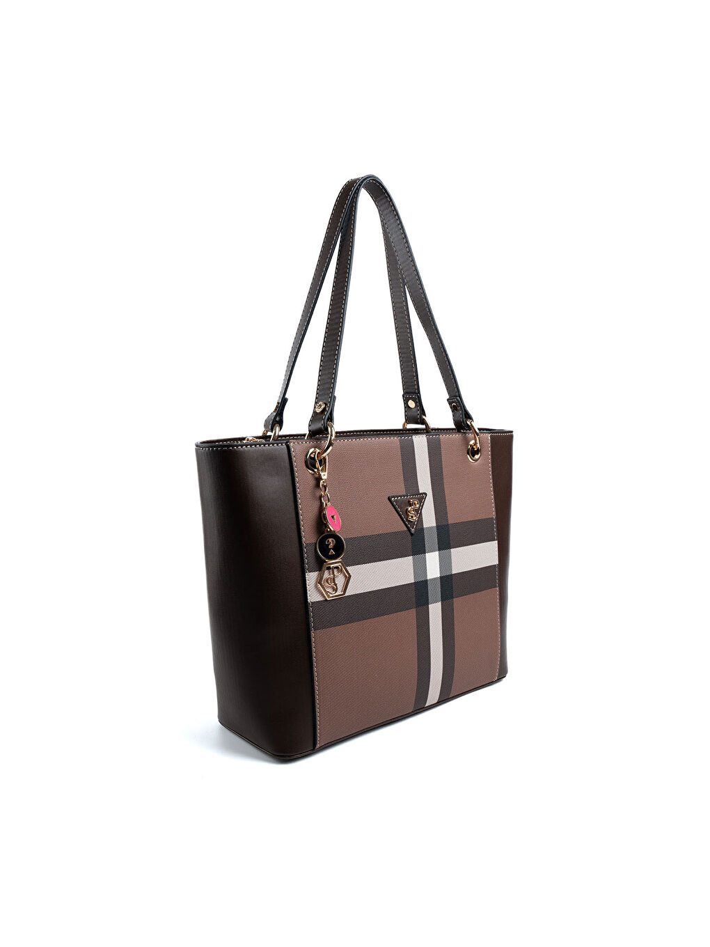 Kahverengi Kadın Omuz Çantası 1176-48192 SILVER POLO BAYAN ÇANTASI MK85 KOYU KAHVE-MAT KAHVE-1