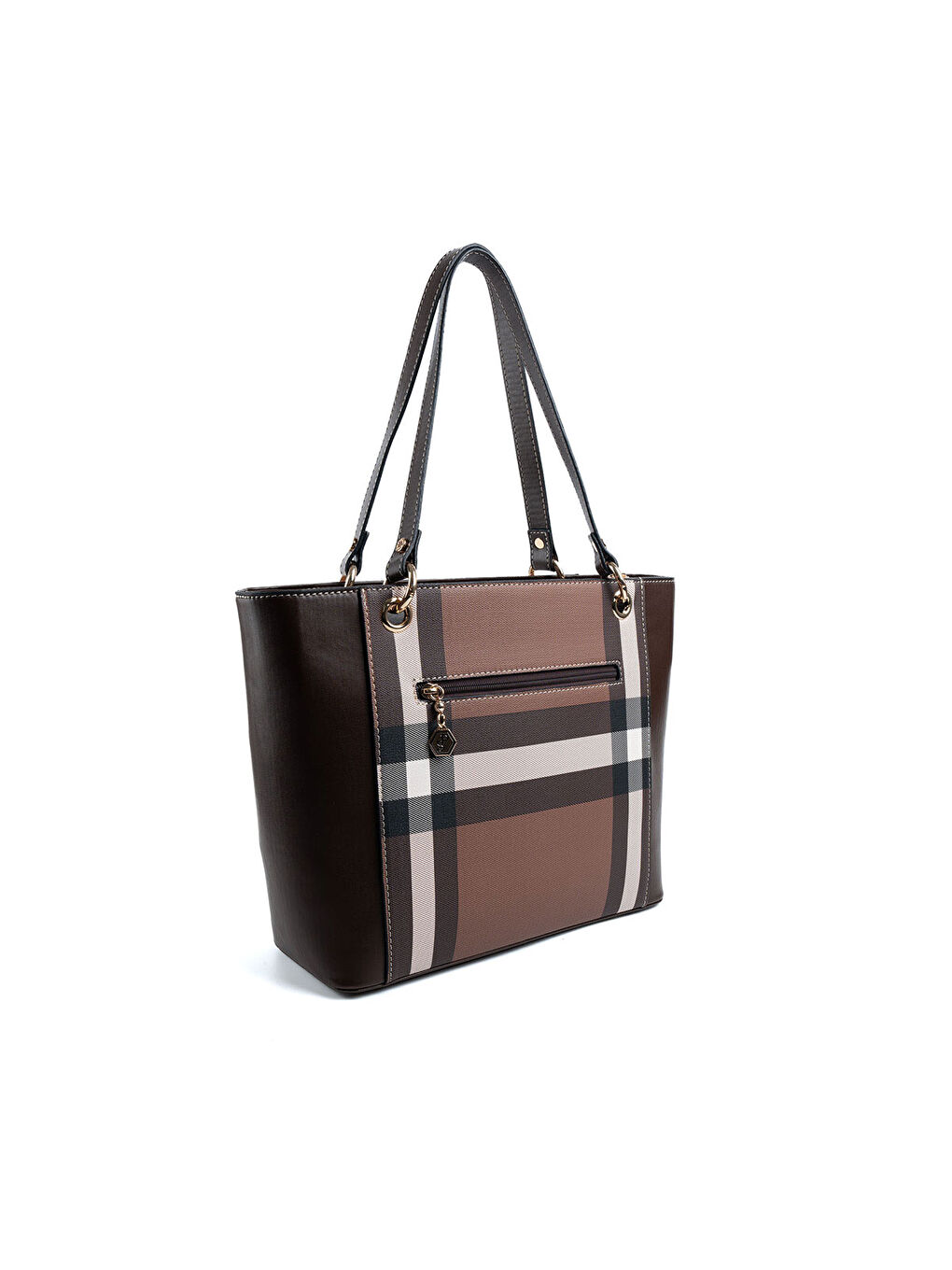 Kahverengi Kadın Omuz Çantası 1176-48192 SILVER POLO BAYAN ÇANTASI MK85 KOYU KAHVE-MAT KAHVE-3