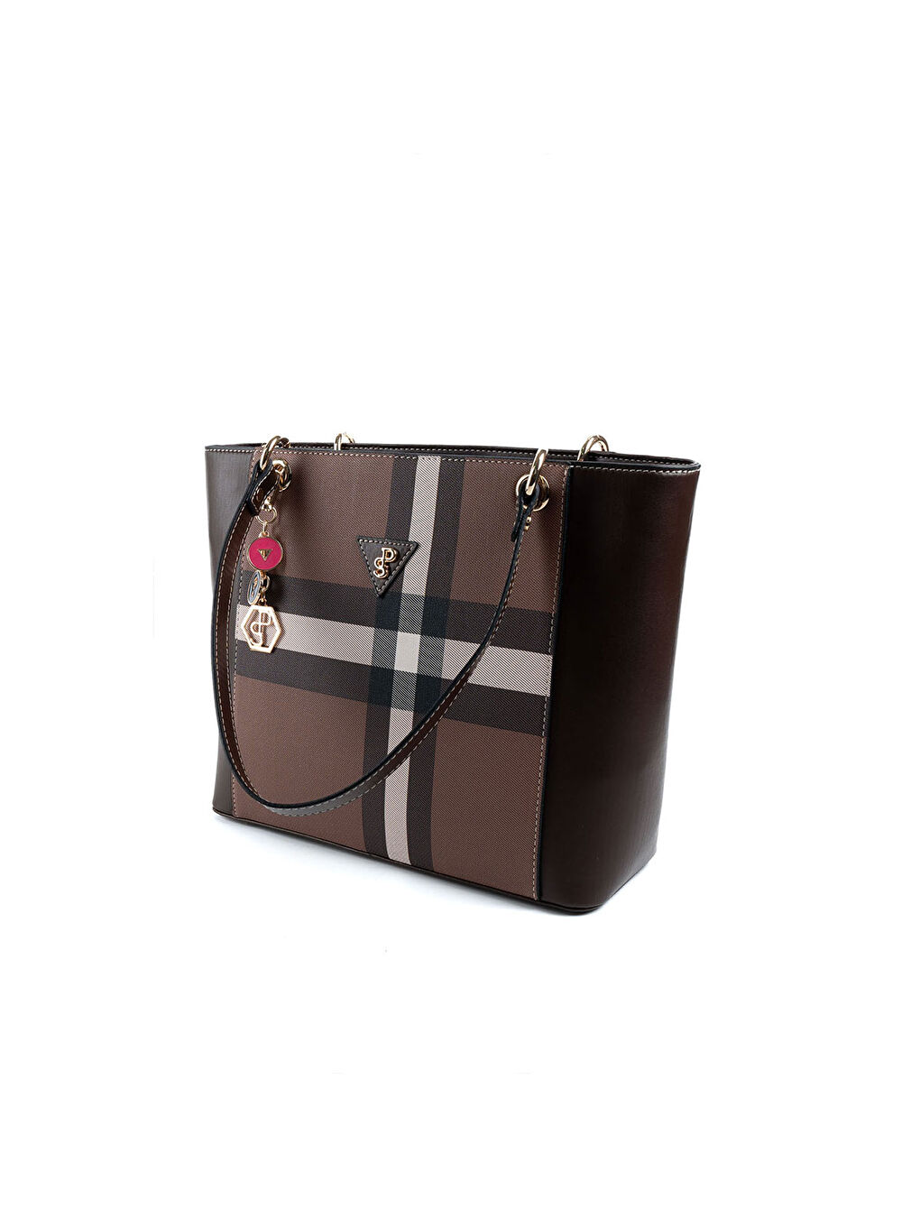 Kahverengi Kadın Omuz Çantası 1176-48192 SILVER POLO BAYAN ÇANTASI MK85 KOYU KAHVE-MAT KAHVE-4