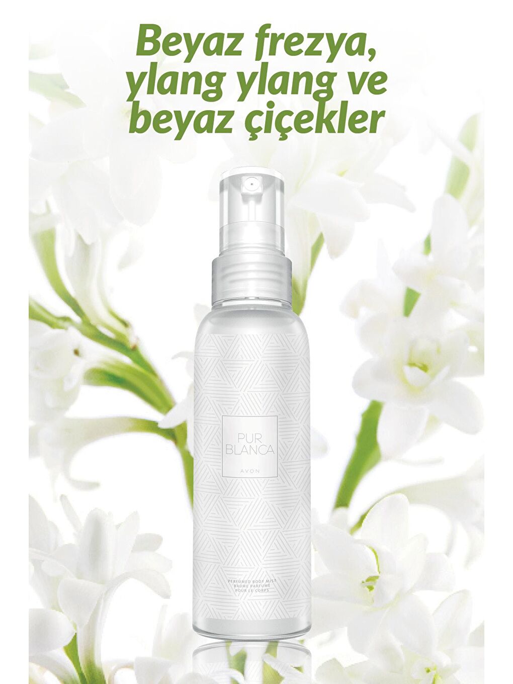 AVON Renksiz Pur Blanca Kadın Vücut Spreyi 100 Ml. - 2