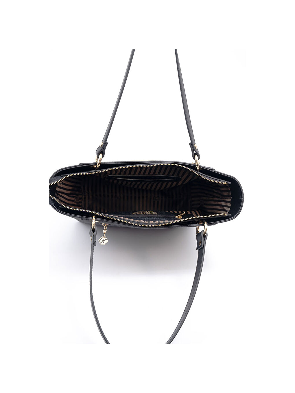 Kahverengi Kadın Omuz Çantası 1176-48192 SILVER POLO BAYAN ÇANTASI MK85 KOYU KAHVE-MAT KAHVE-5