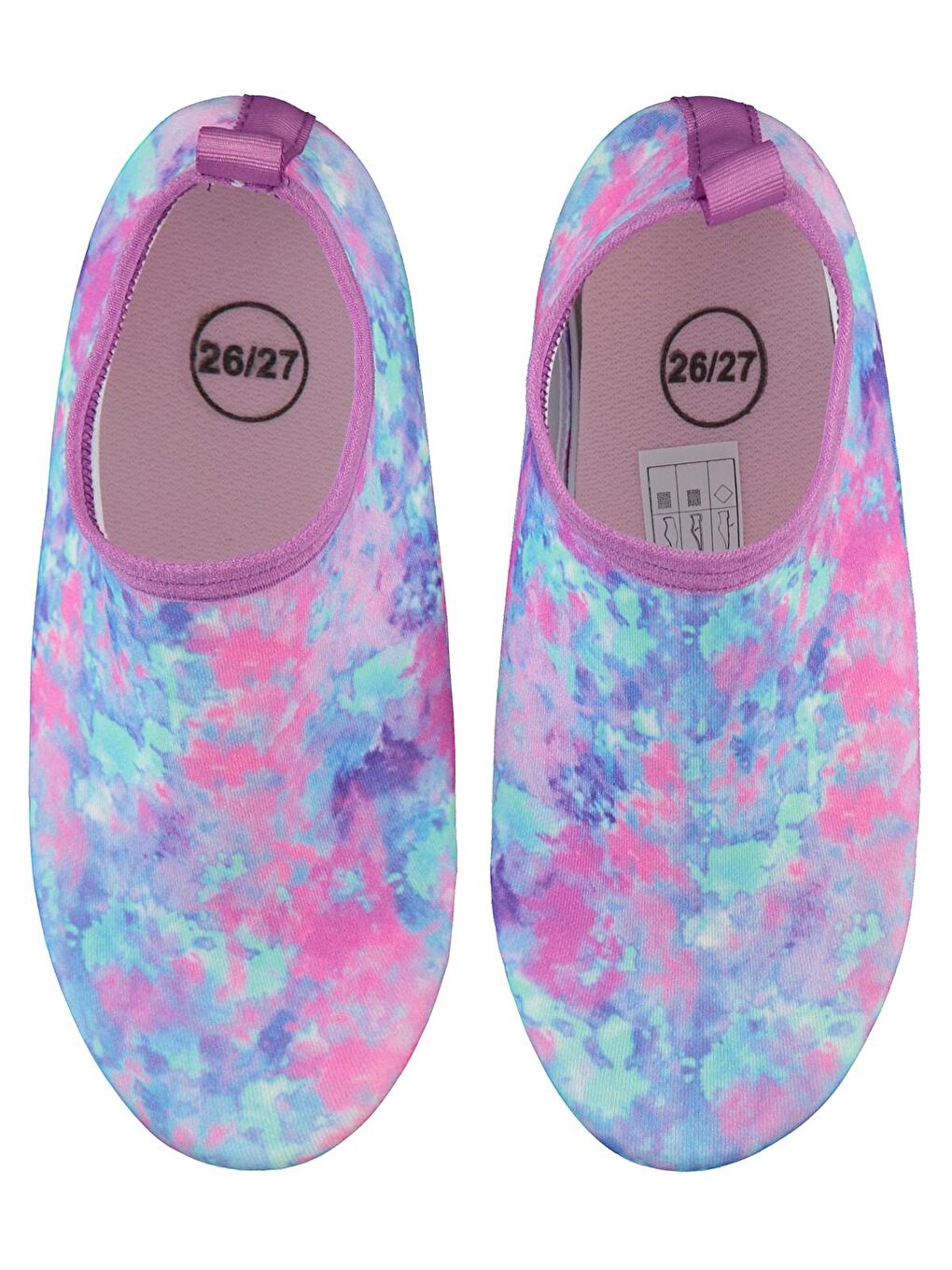 Pembe Girls Baskılı Tabanlı 26- Deniz Ayakkabısı - Pudra 30 Numara