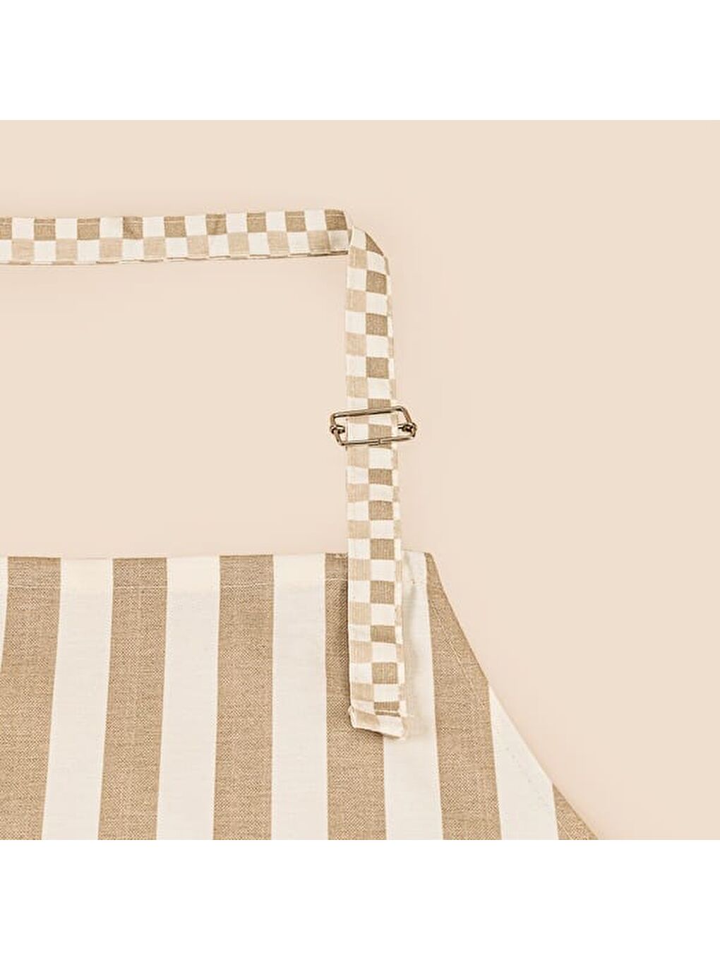 Soft Riga Mutfak Önlüğü - Bej / Ekru - 54x78 cm-1