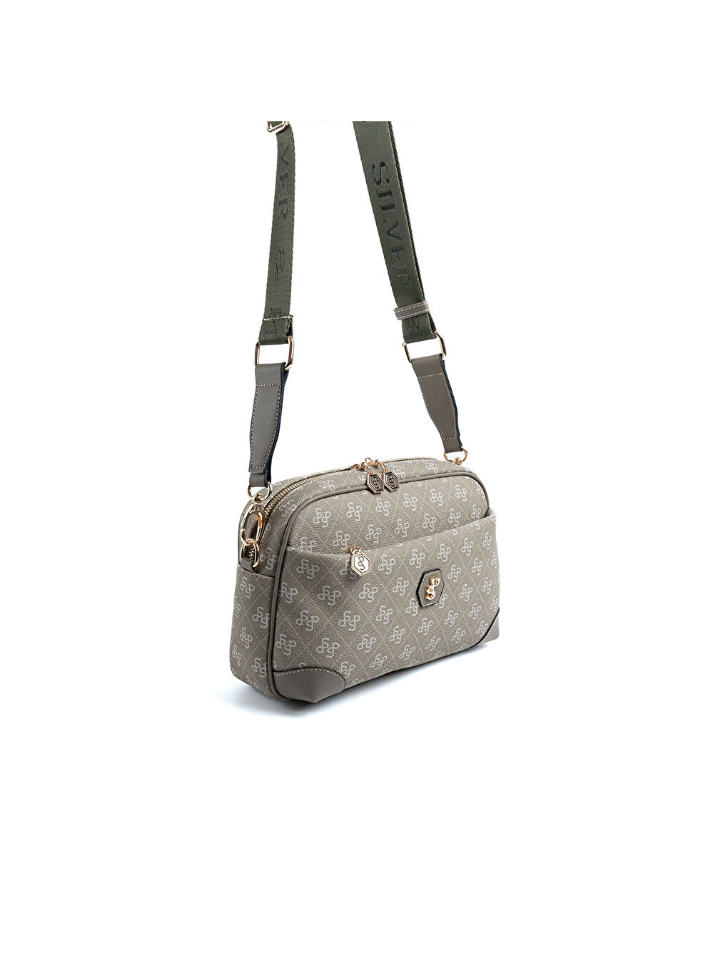 Yeşil Kadın Çapraz Çanta 1094-47950 SILVER POLO ÇAPRAZ BAYAN ÇANTASI M178 Y.YEŞİL-MAT Y.YEŞİL-1