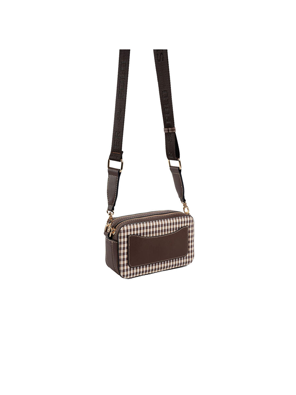 Kahverengi Kadın Çapraz Çanta 1078-47385 SILVER POLO ÇAPRAZ BAYAN ÇANTASI M191 KAHVE SARI-MAT KAHVE-4